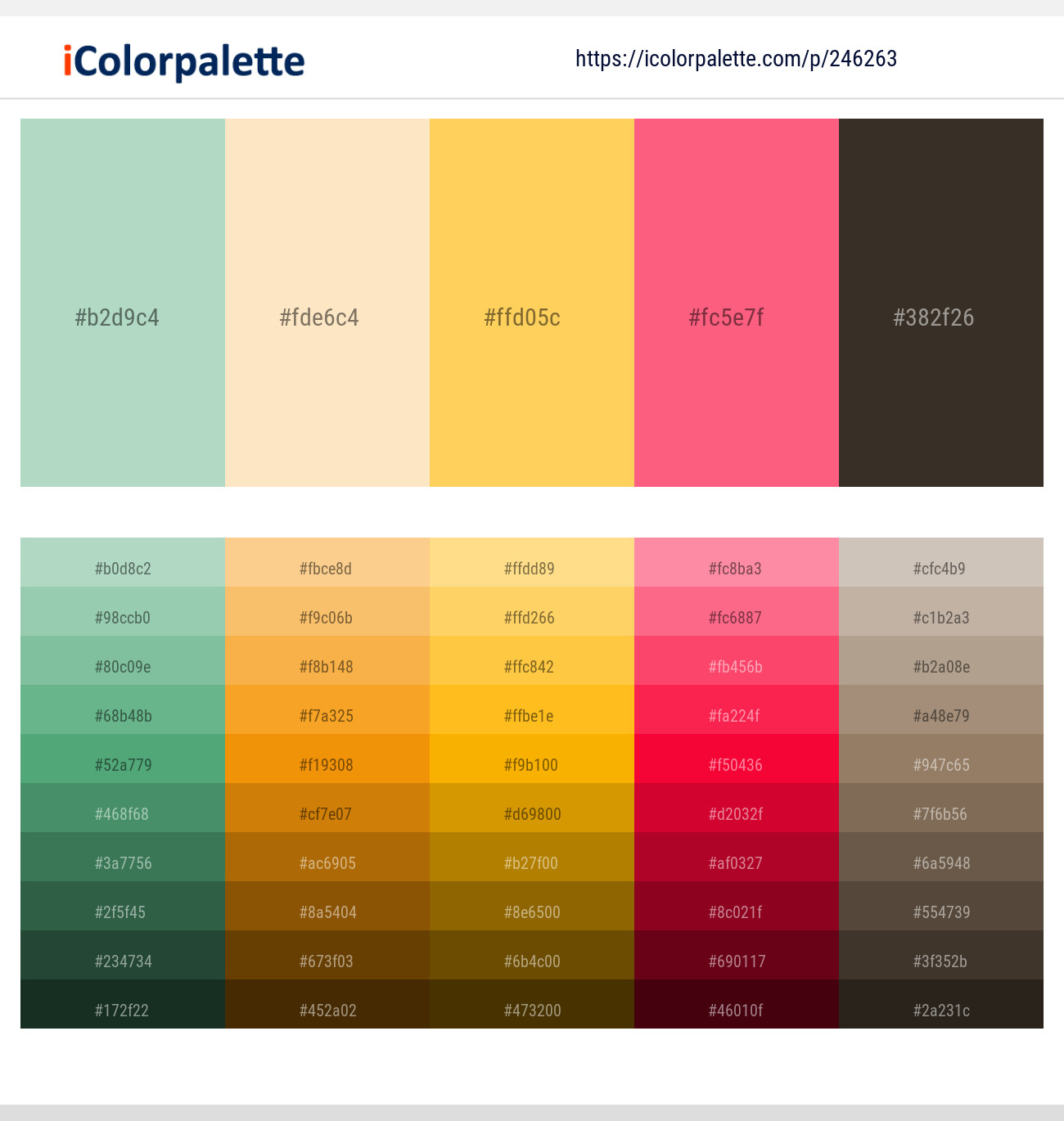 246263366 Bright Color Palettes