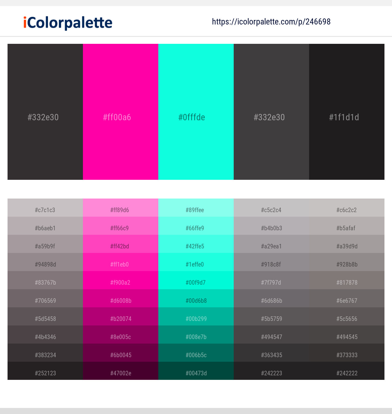 246698366 Bright Color Palettes