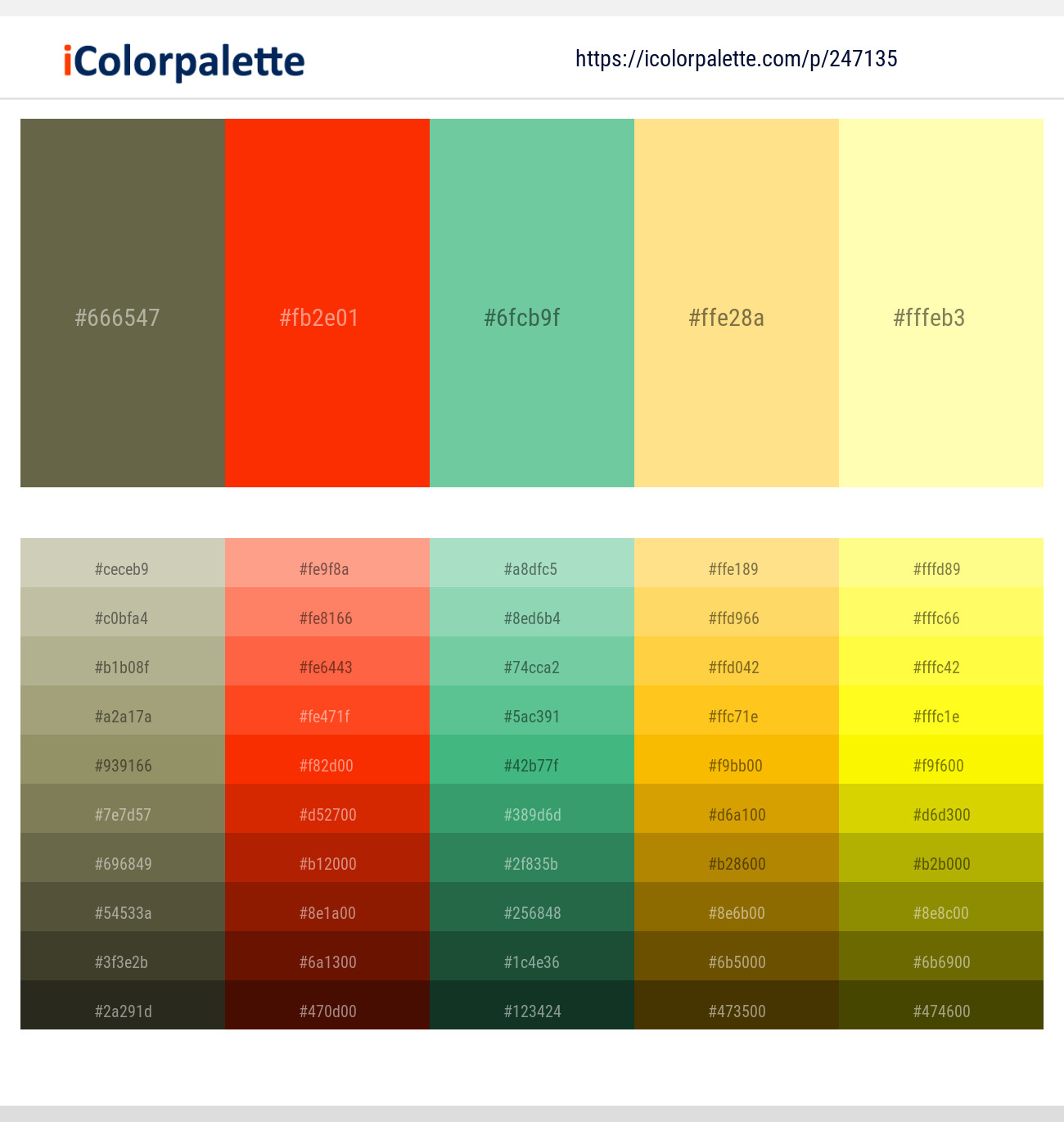 Finch – Scarlet – De York – Salomie – Portafino Color scheme