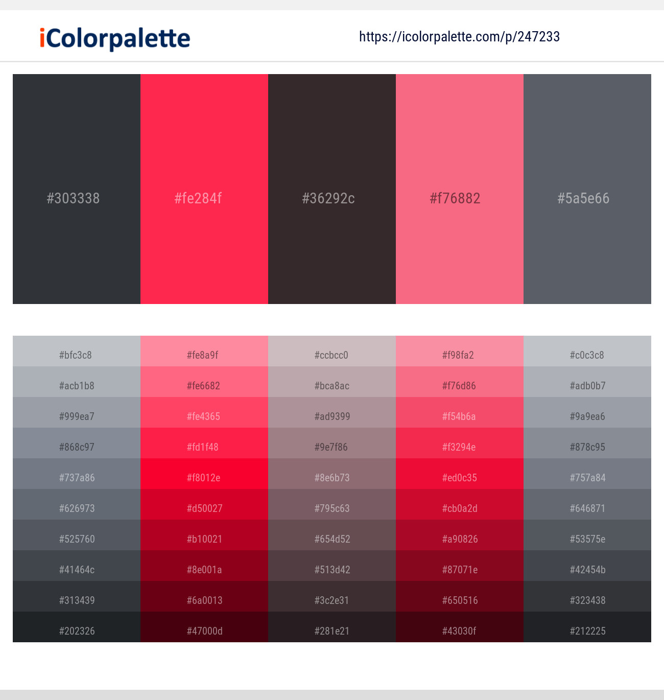 247233366 Bright Color Palettes