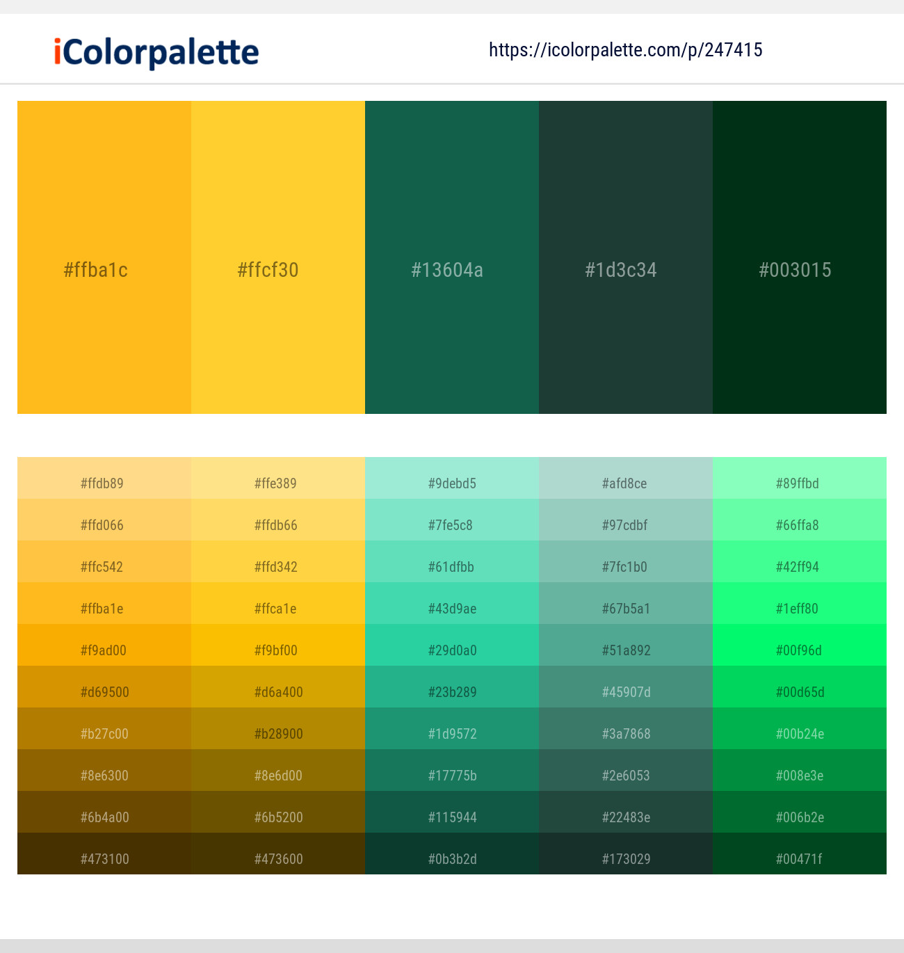 247415366 Bright Color Palettes