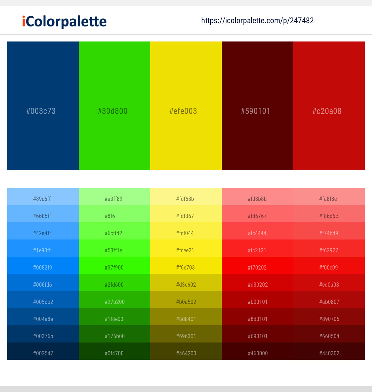 247482366 Bright Color Palettes