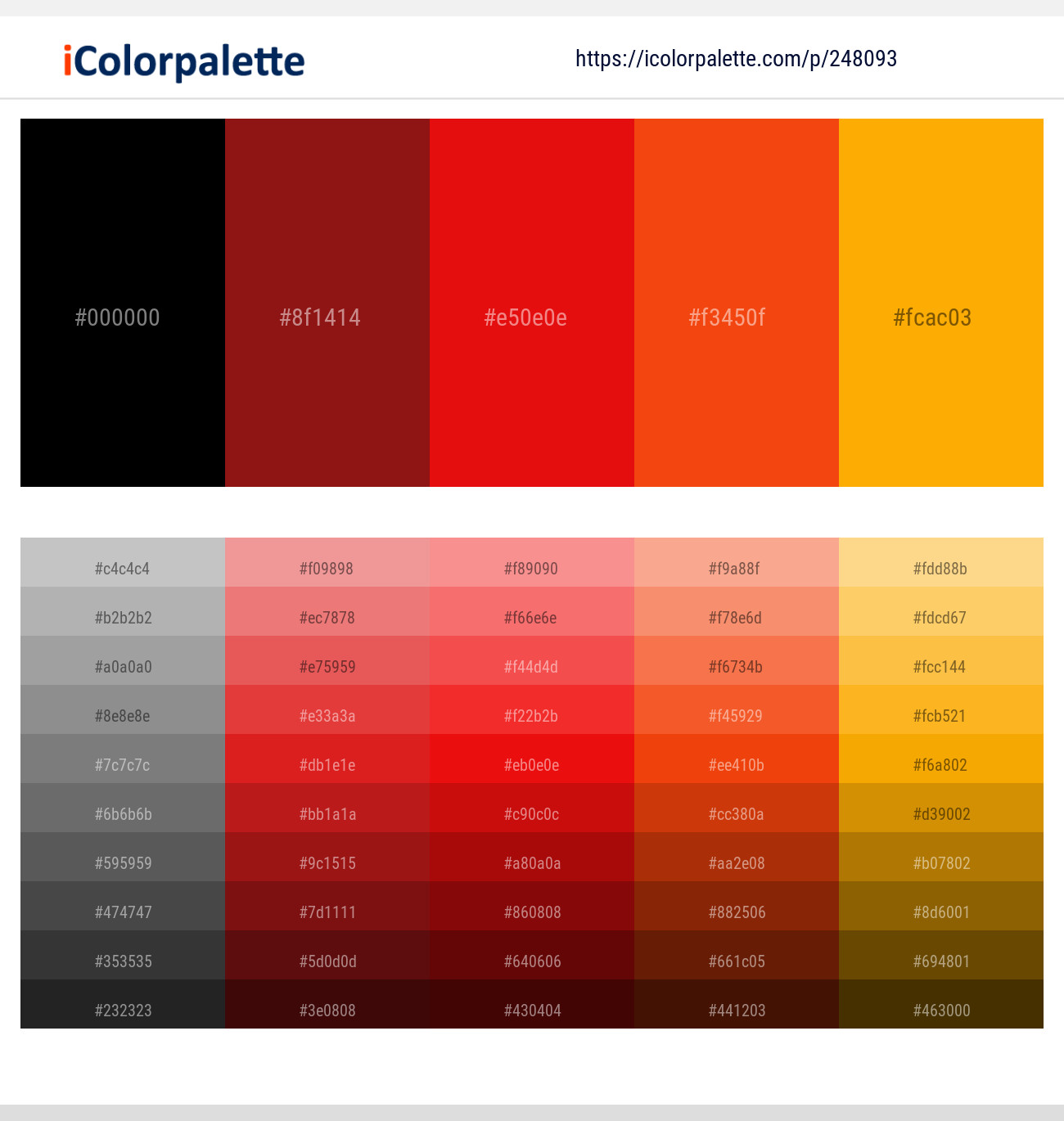248093366 Bright Color Palettes