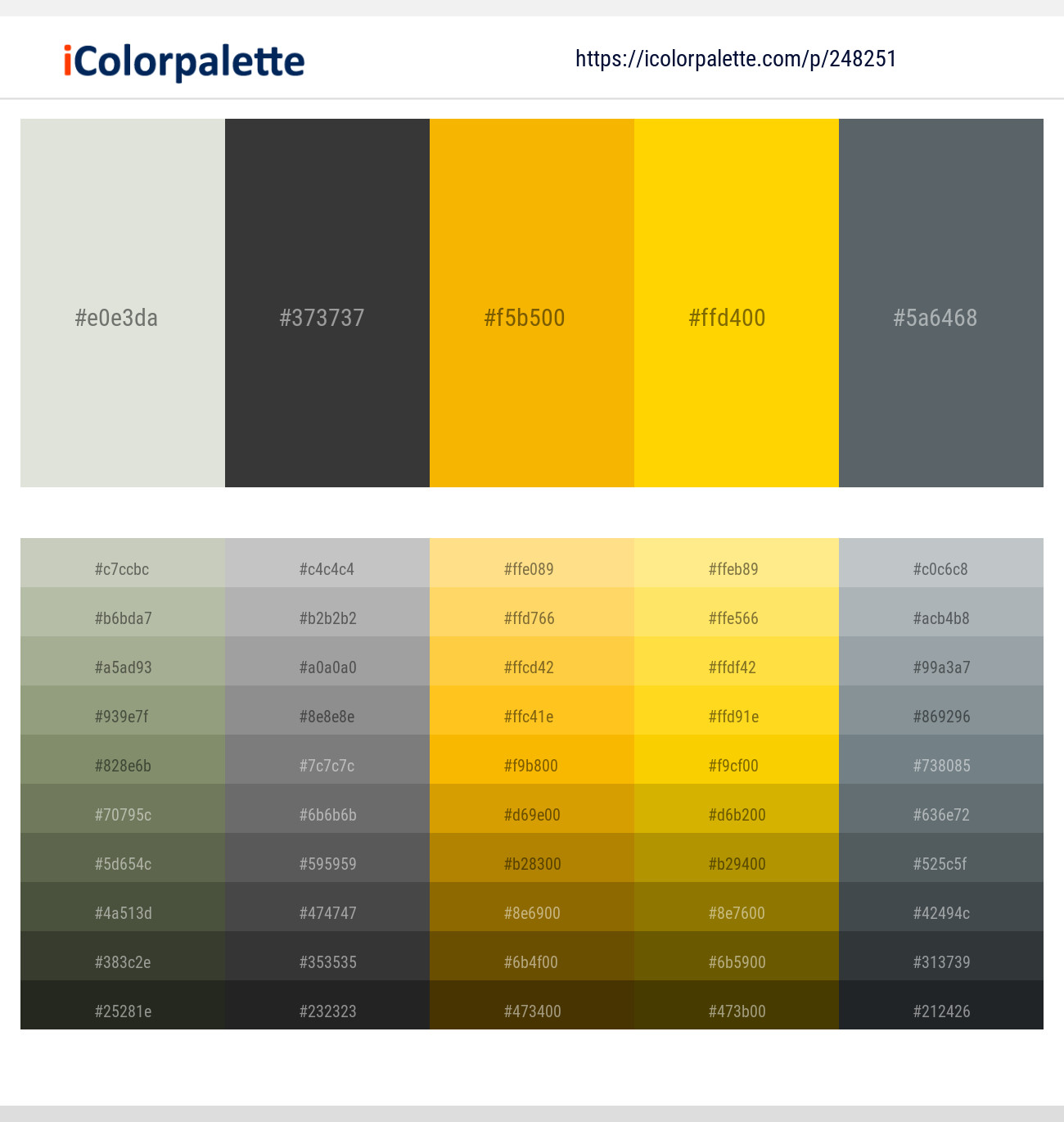 248251366 Bright Color Palettes