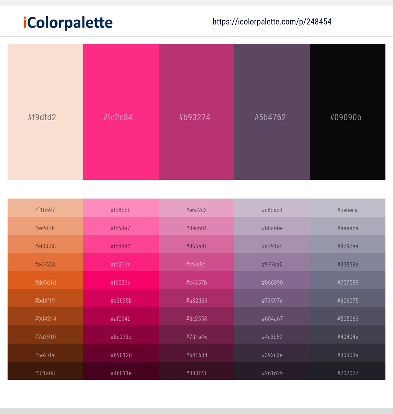 248454366 Bright Color Palettes
