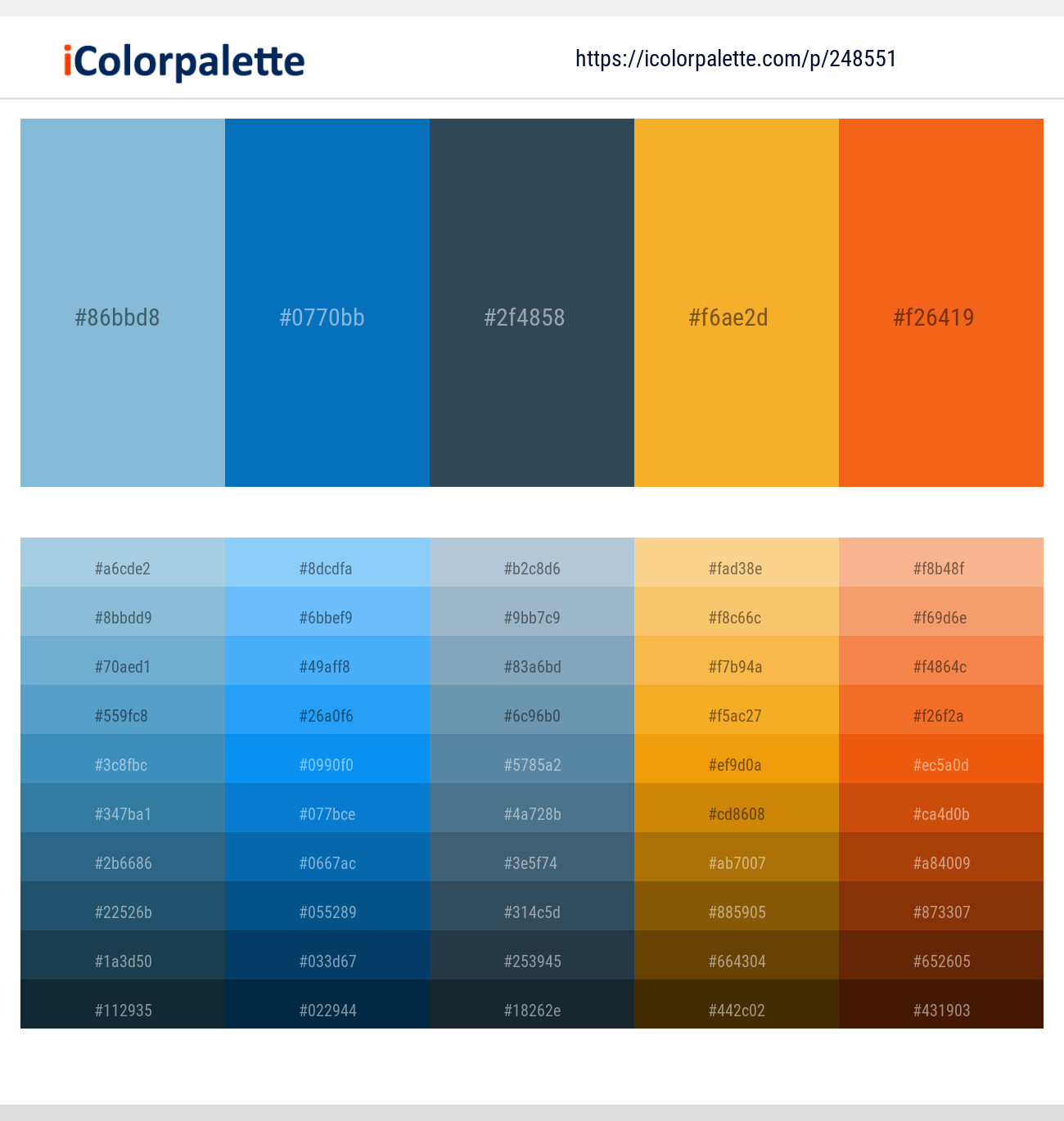 248551366 Bright Color Palettes