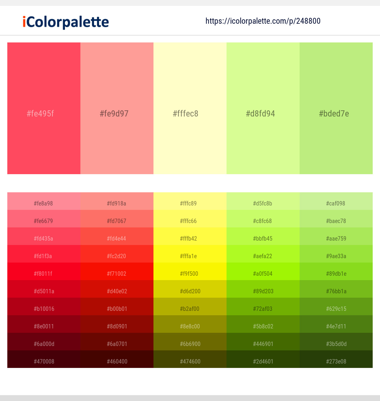 248800366 Bright Color Palettes