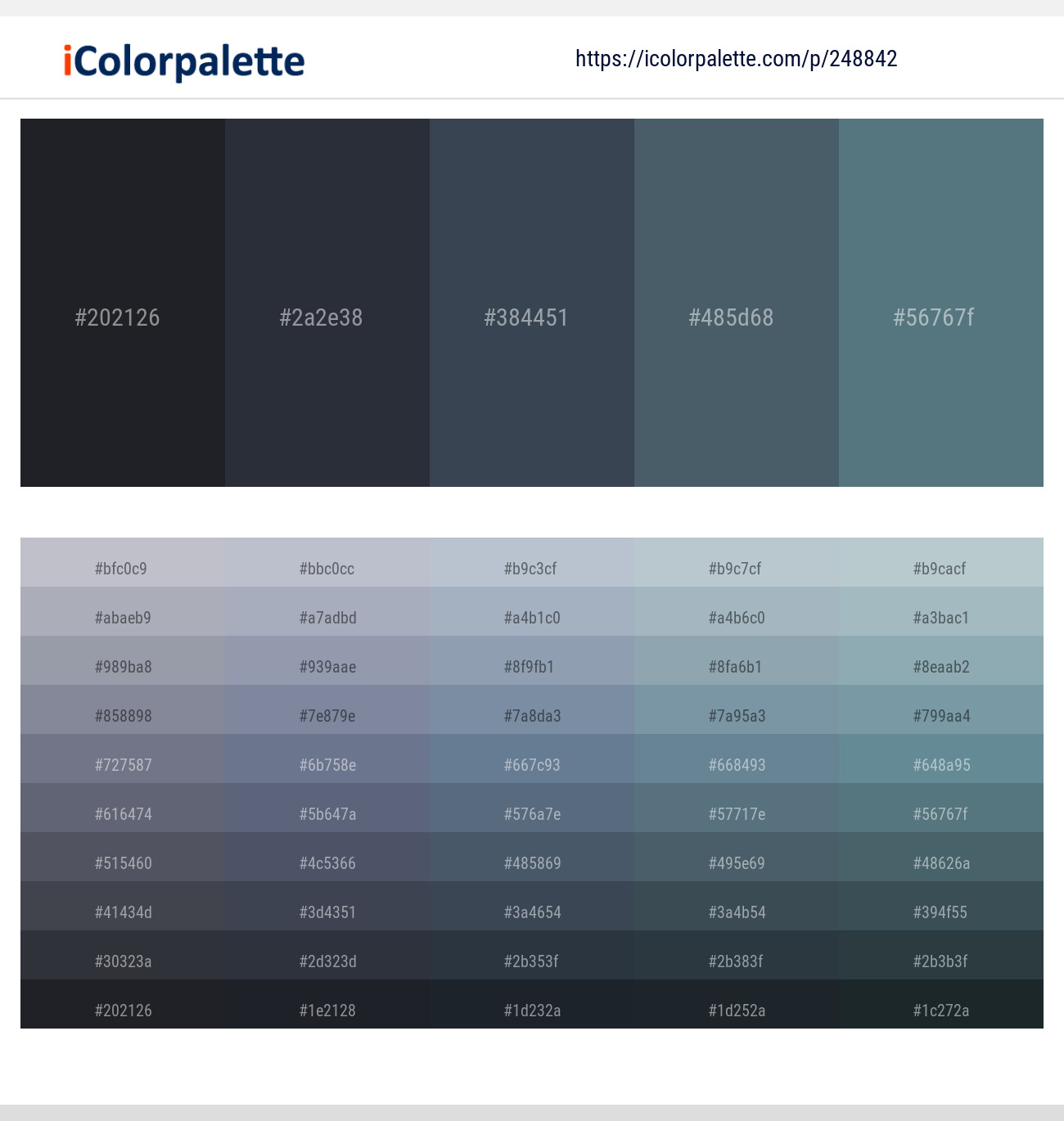 248842366 Bright Color Palettes