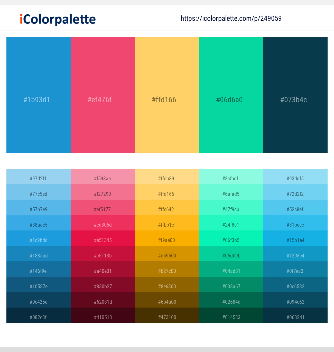 249059366 Bright Color Palettes