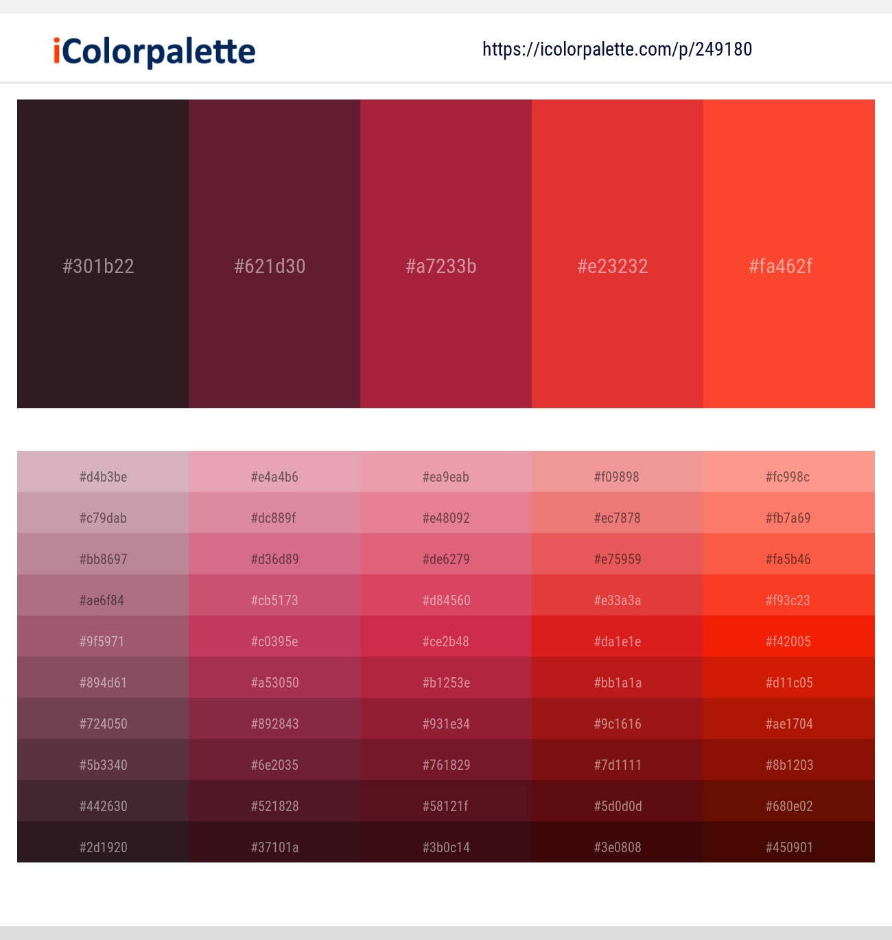 249180366 Bright Color Palettes