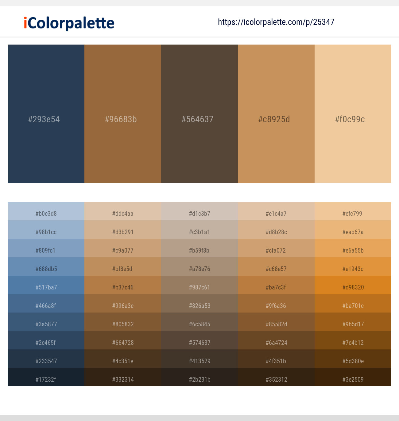 Rhino – Sepia Skin – Judge Gray – Antique Brass – Chalky Color scheme