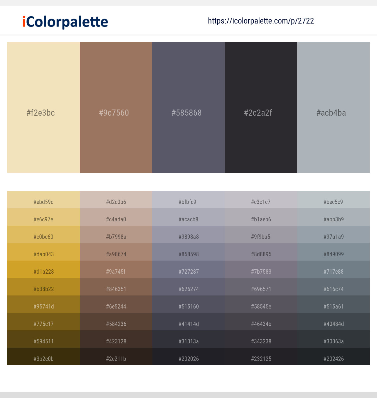 Sidecar – Toast – Mid Gray – Baltic Sea – Hit Gray Color scheme