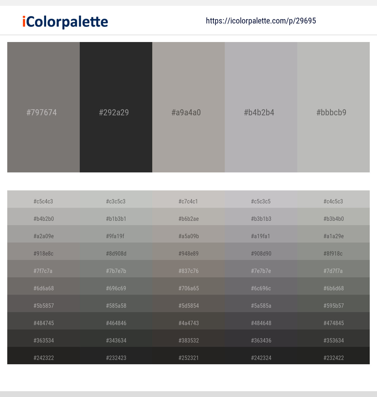 1 Latest Color Schemes with Heavy Metal And Gray Nickel Color tone ...