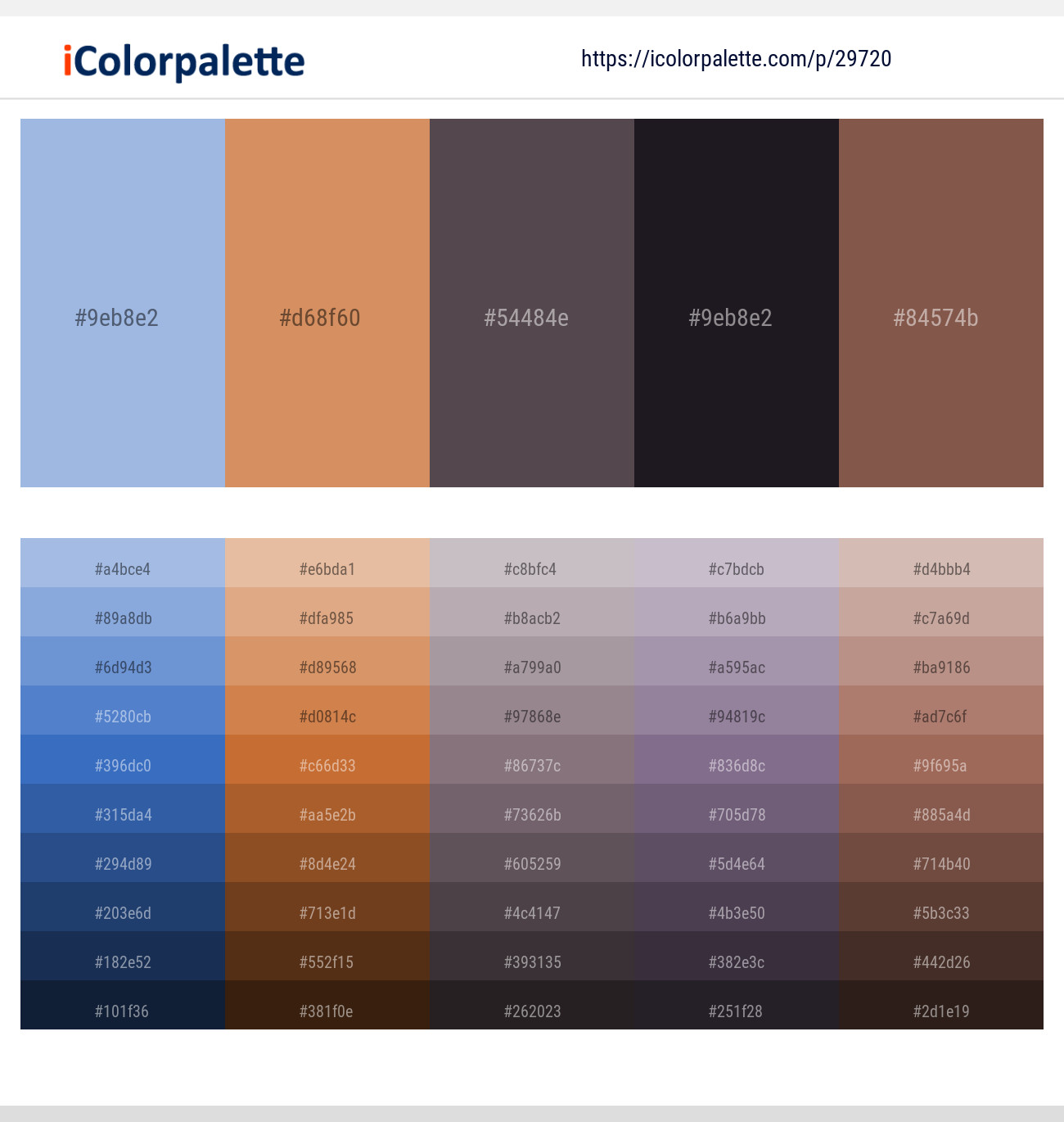 3 Latest Color Schemes with Baltic Sea And Roman Coffee Color tone ...