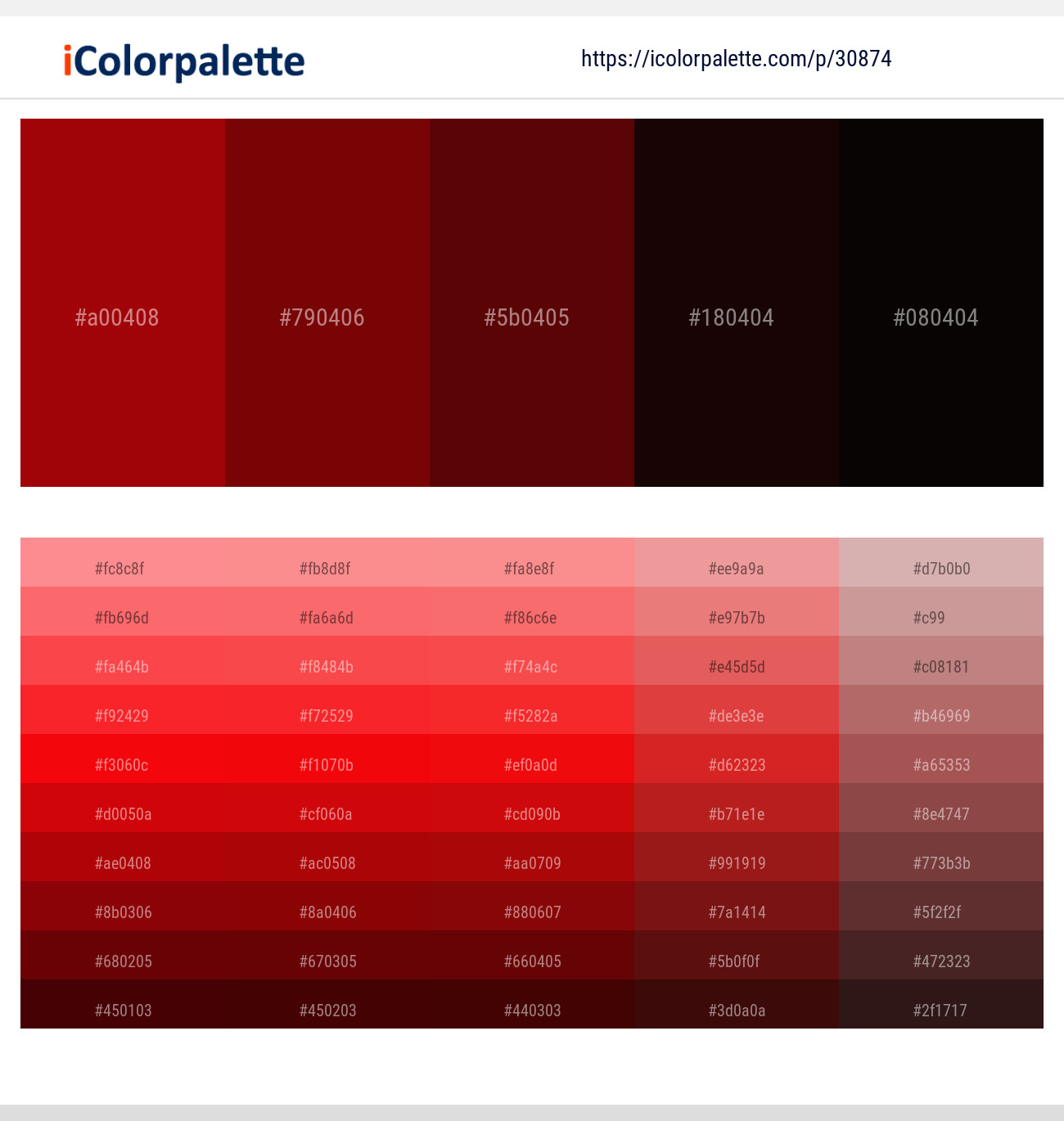 3 Latest Schemes Dark Burgundy And Rustic Red Color tone combinations | 2022 | iColorpalette