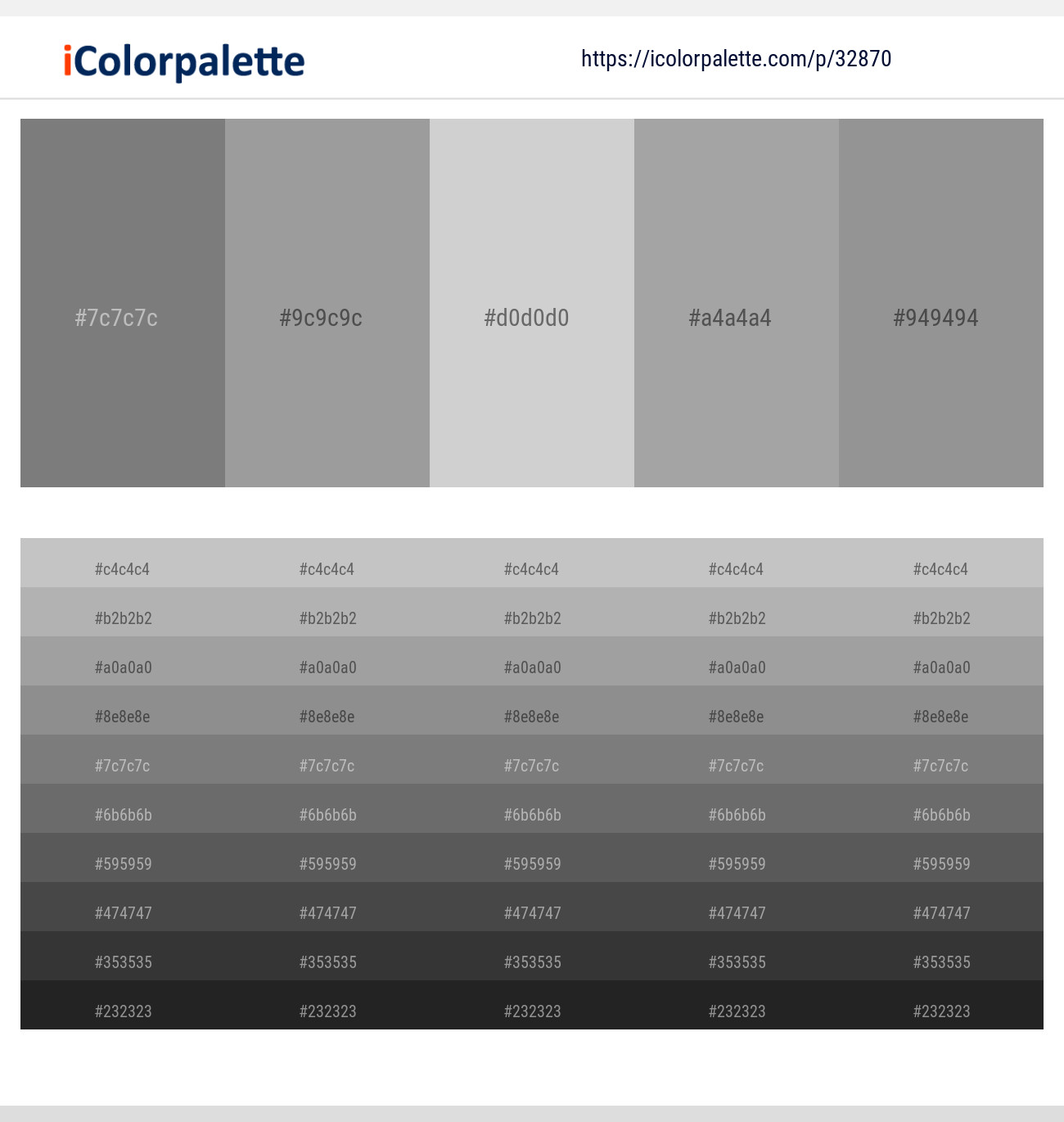 Boulder – Dusty Gray – Alto – Silver Chalice – Dusty Gray Color scheme