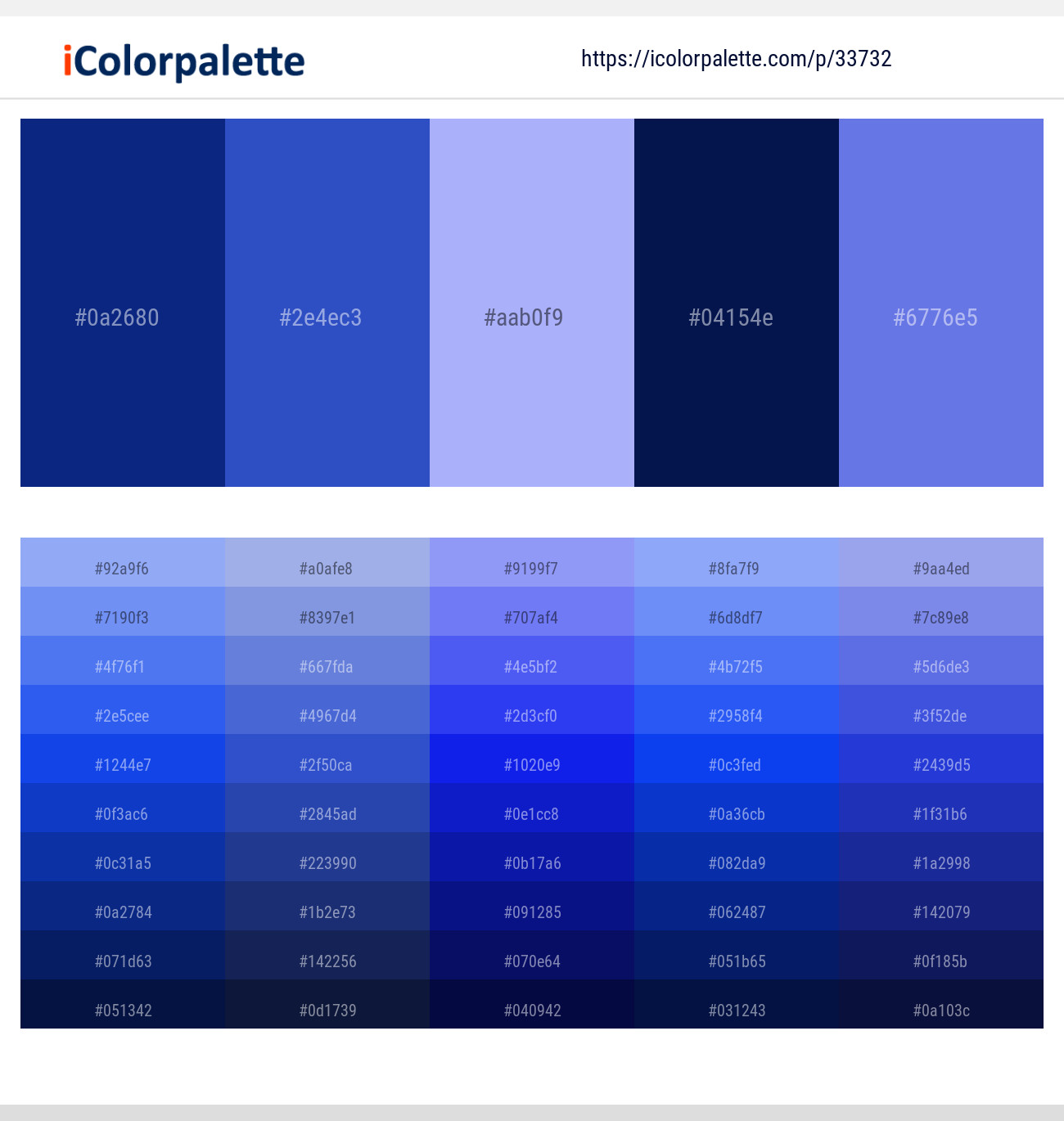 24 Latest Color Schemes with Royal Blue And Medium Slate Blue Color tone  combinations, 2023