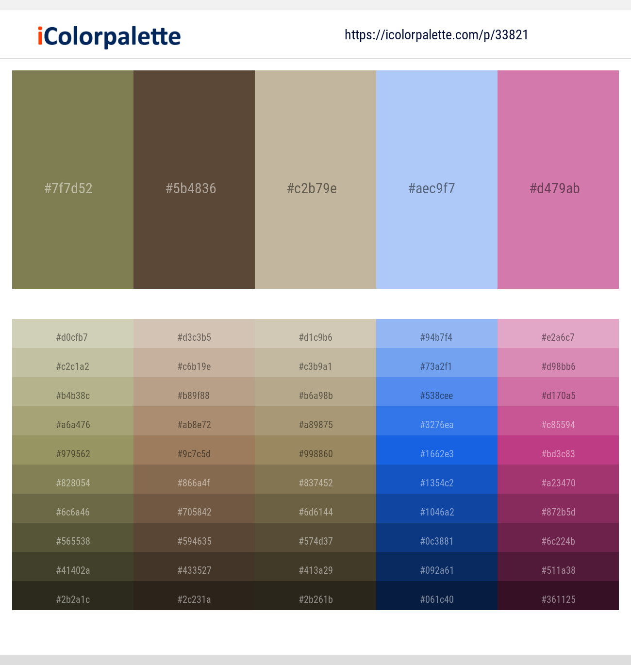Shadow – Millbrook – Coral Reef – Sail – Hopbush Color scheme