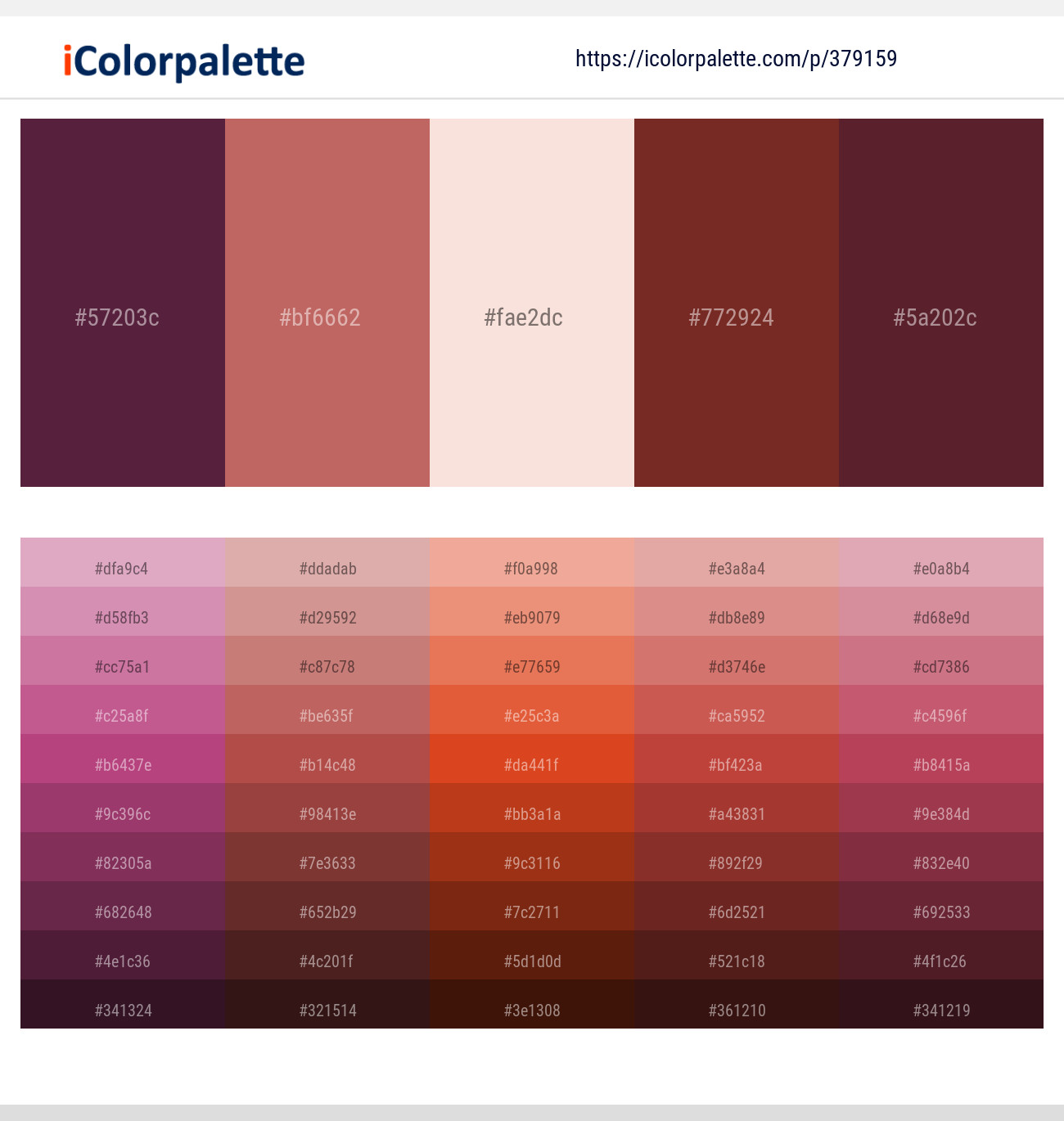 Wine Berry – Contessa – Linen – Crown of Thorns – Wine Berry Color scheme