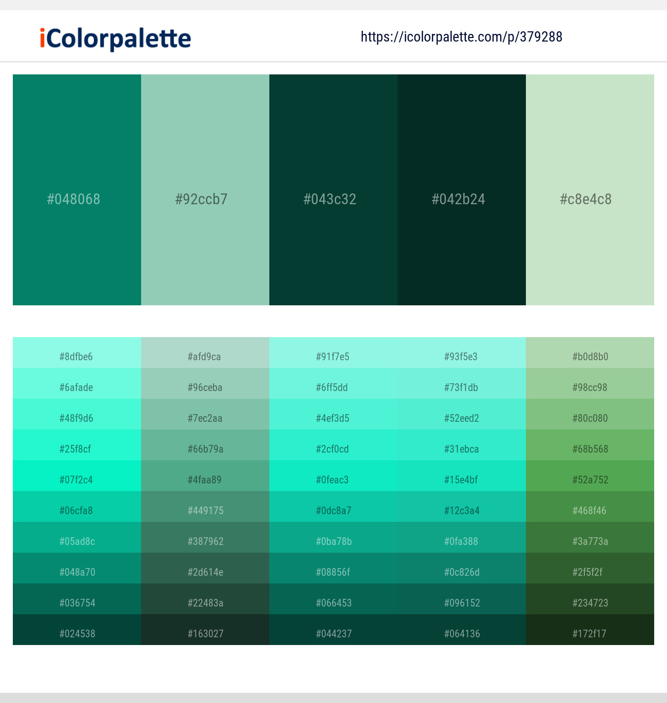 379288Observatory – Vista Blue – Zuccini – Tiber – Surf Crest Color scheme