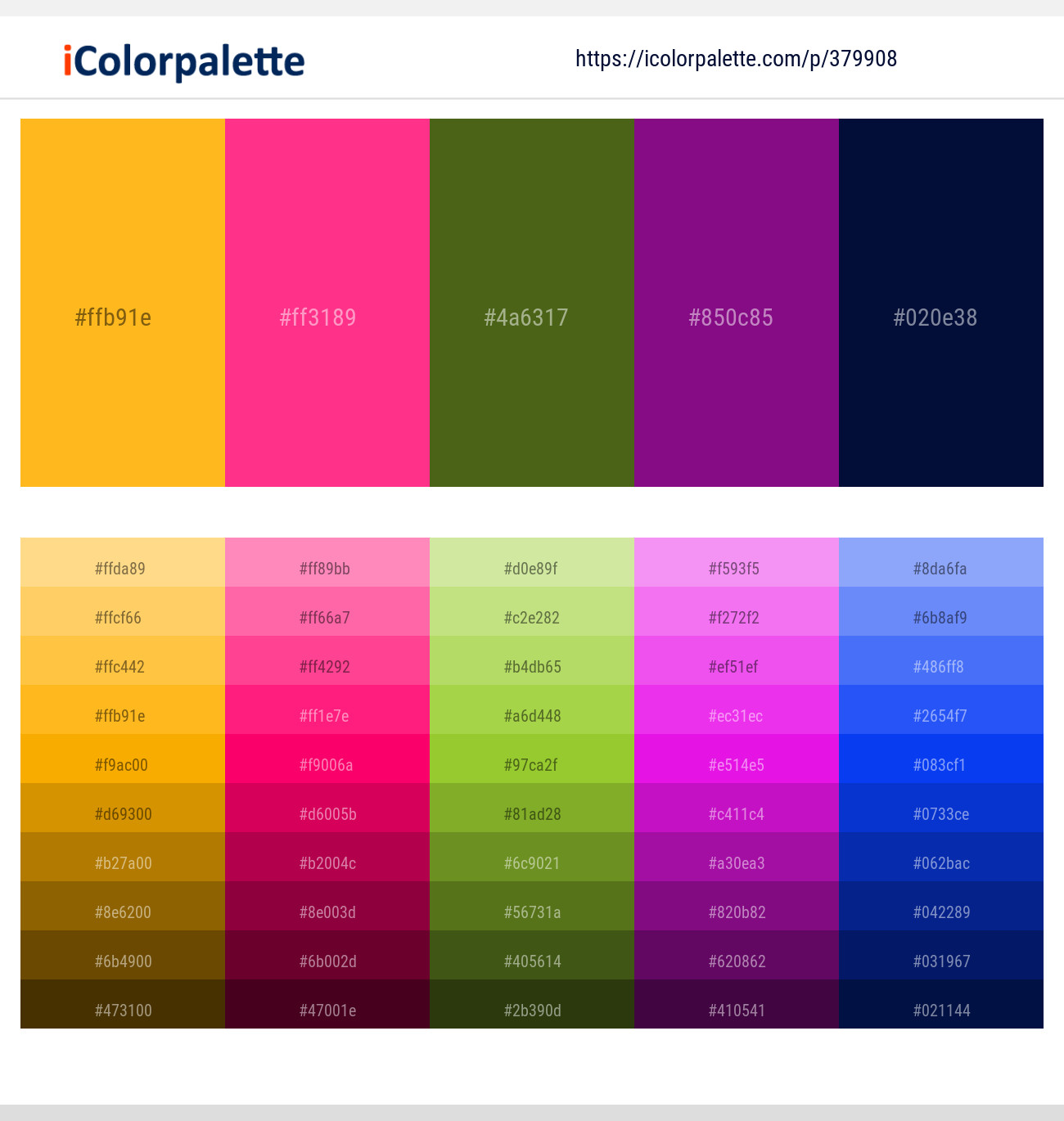 379908366 Bright Color Palettes