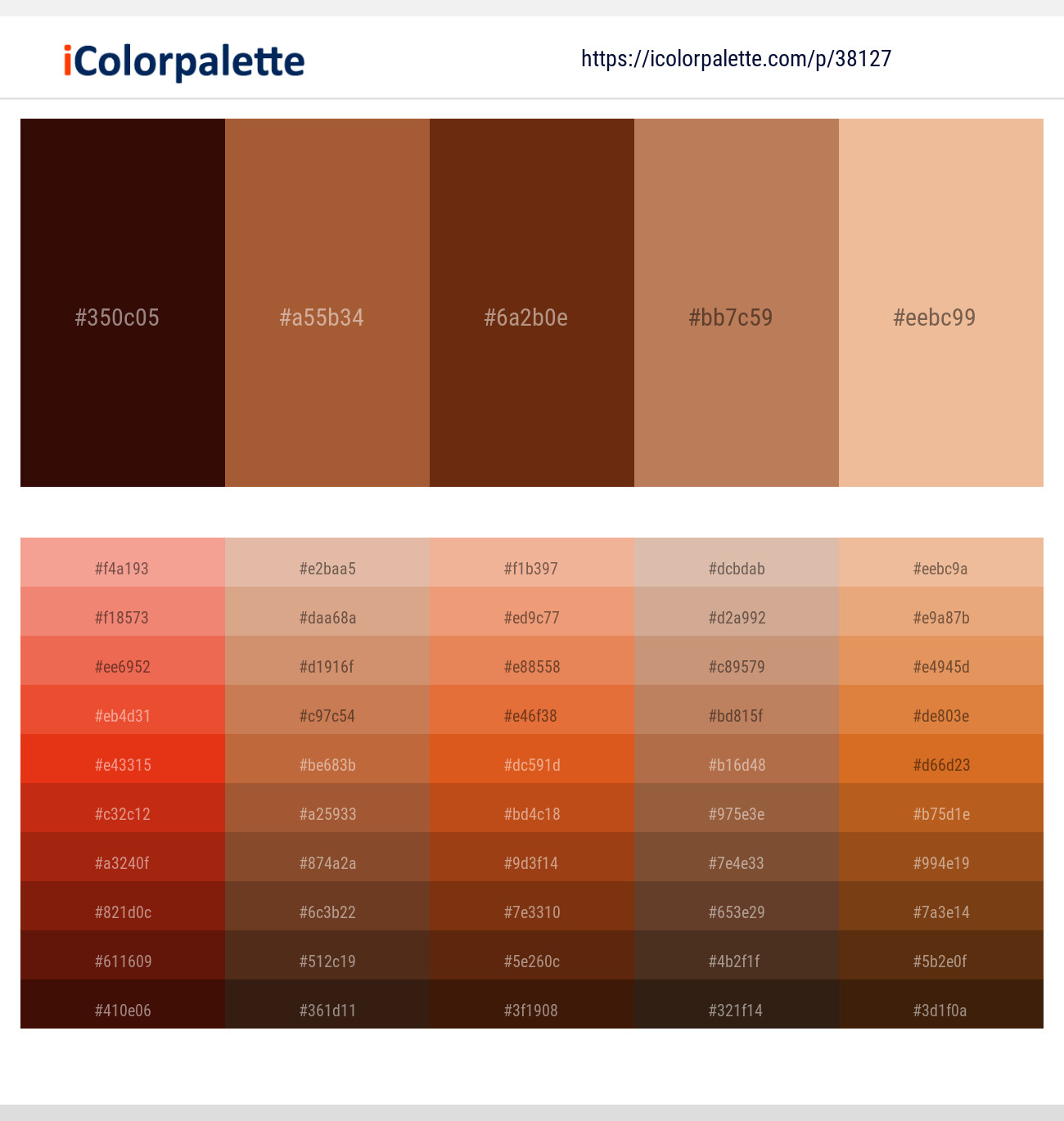 1 Latest Color Schemes with Redwood And Tacao Color tone combinations