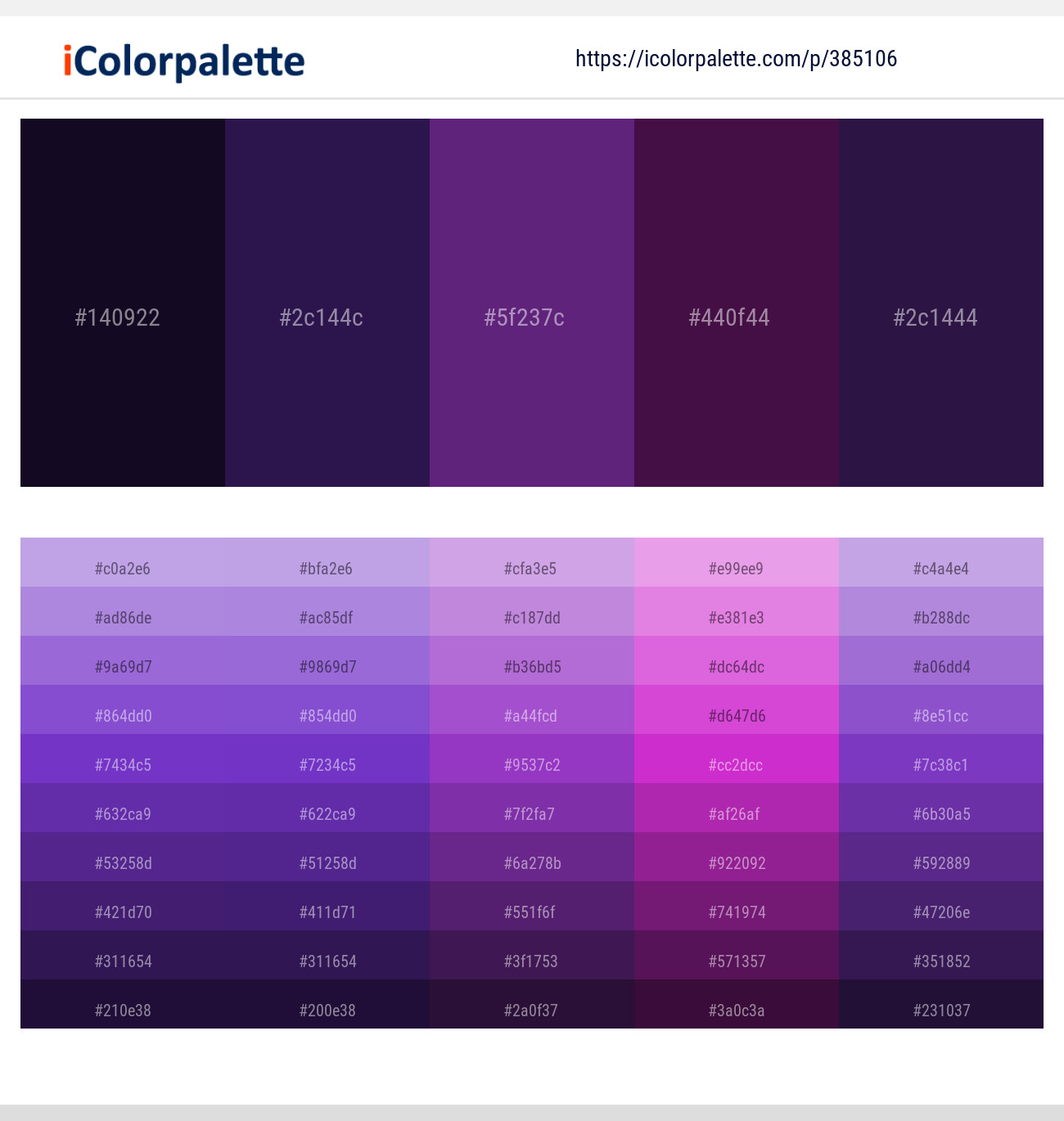385106366 Bright Color Palettes