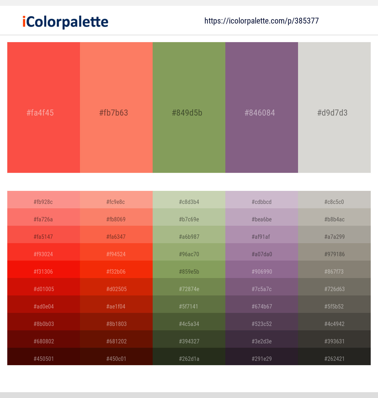 Sunset Orange – Bittersweet – Asparagus – Strikemaster – Timberwolf Color scheme