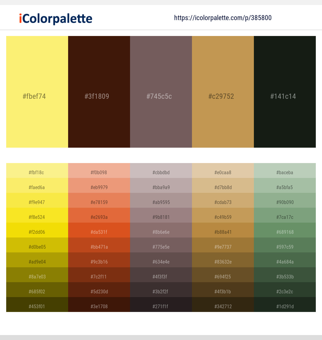 385800366 Bright Color Palettes
