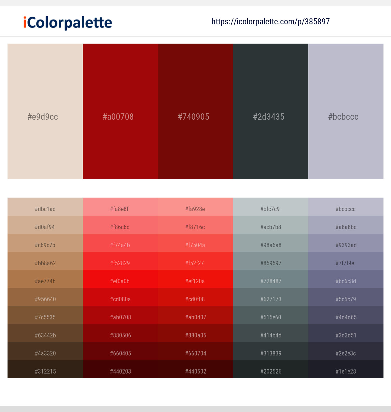 385897366 Bright Color Palettes