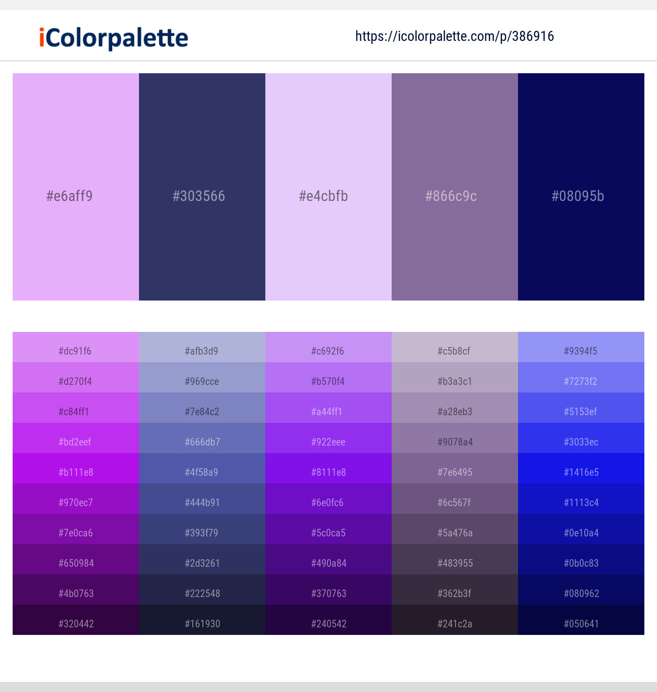 386916366 Bright Color Palettes
