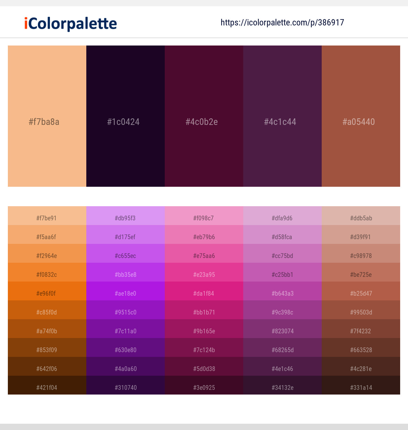386917366 Bright Color Palettes