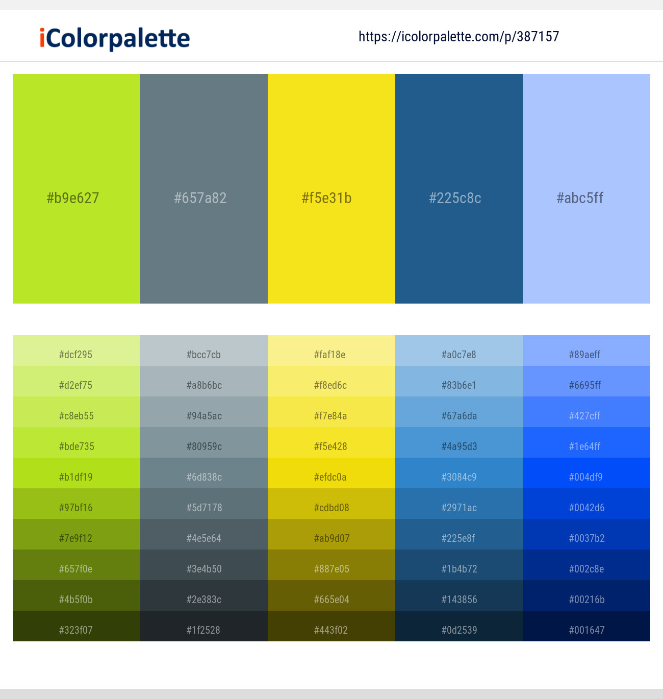 387157366 Bright Color Palettes