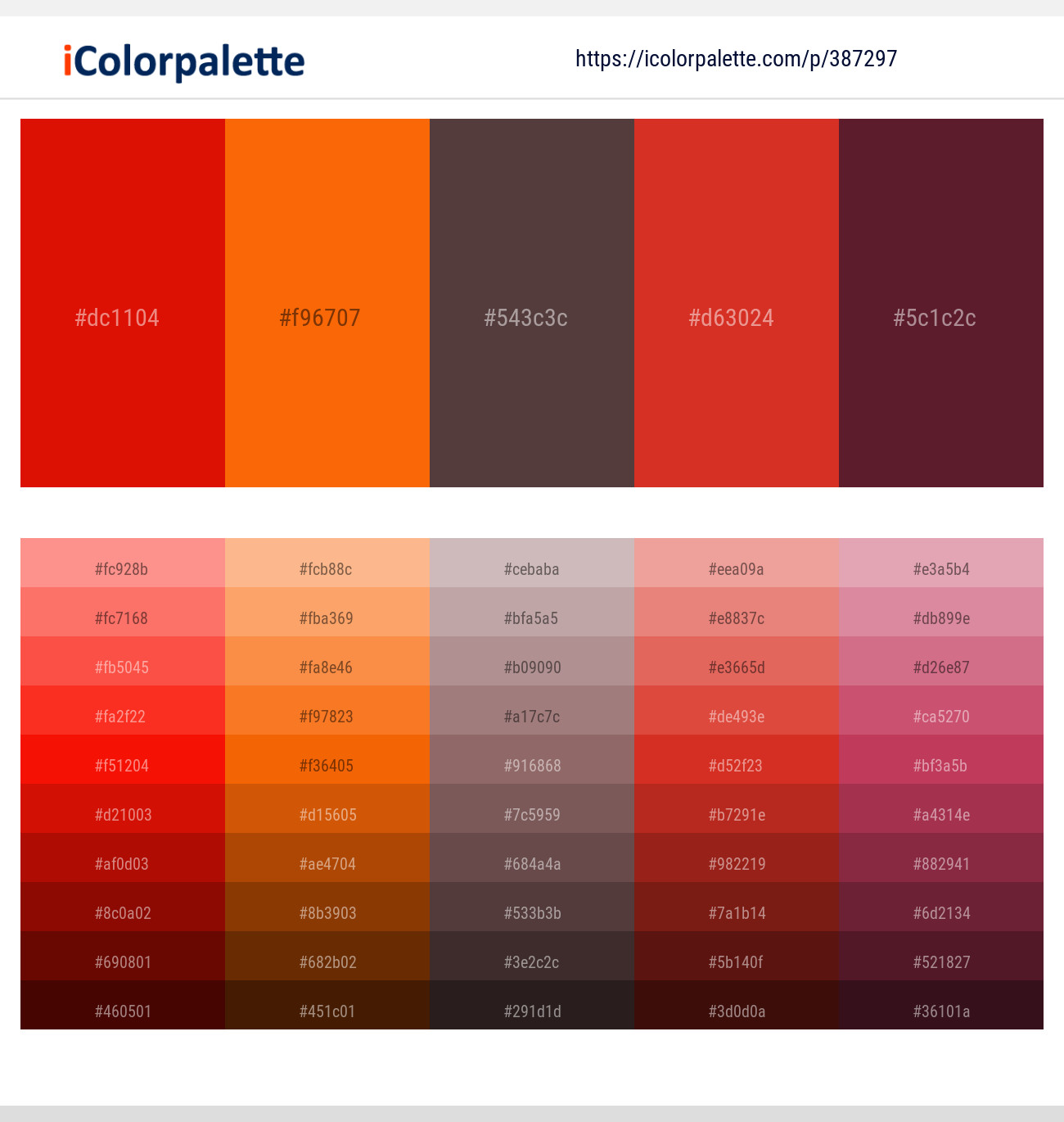 387297366 Bright Color Palettes