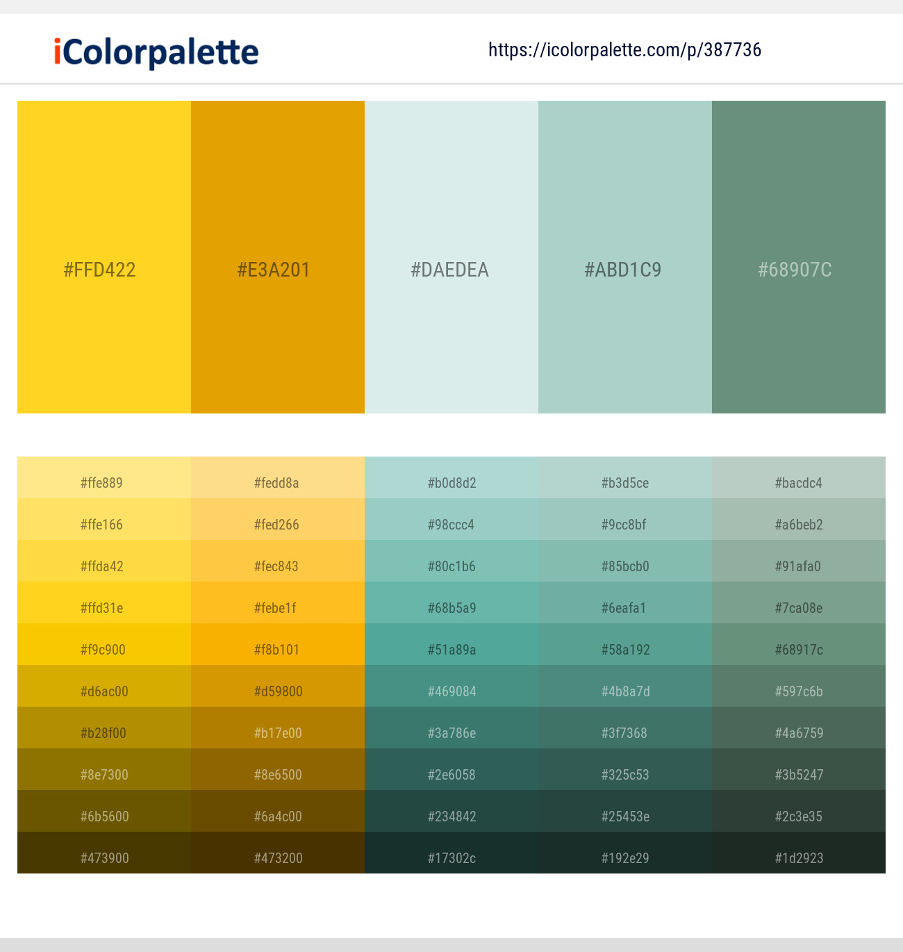 387736366 Bright Color Palettes