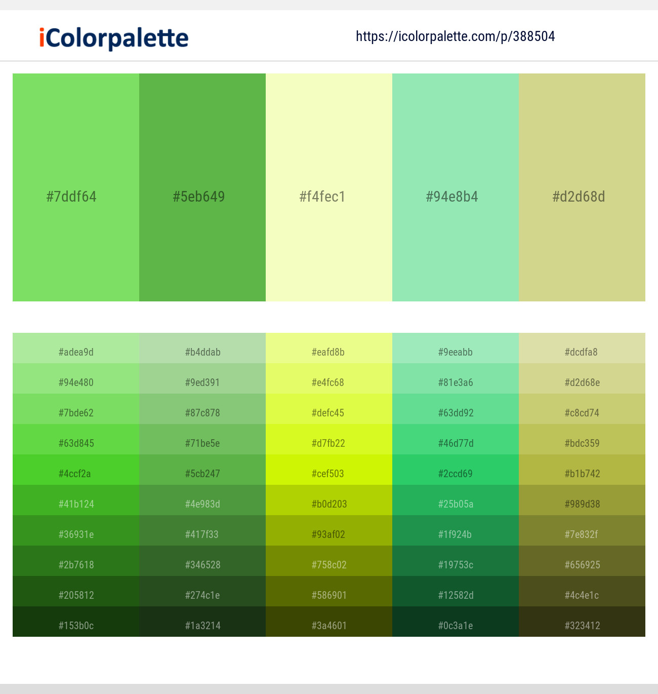 388504366 Bright Color Palettes