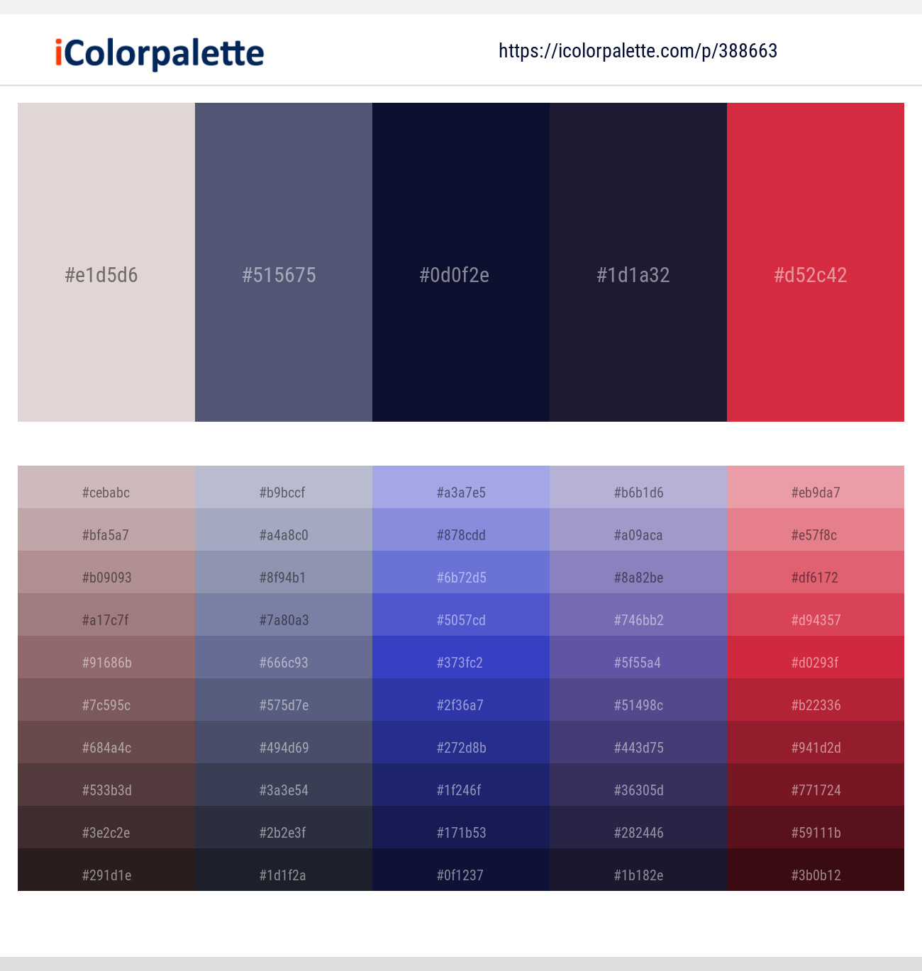 388663366 Bright Color Palettes