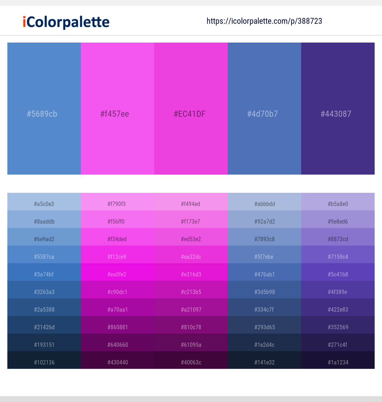 388723366 Bright Color Palettes