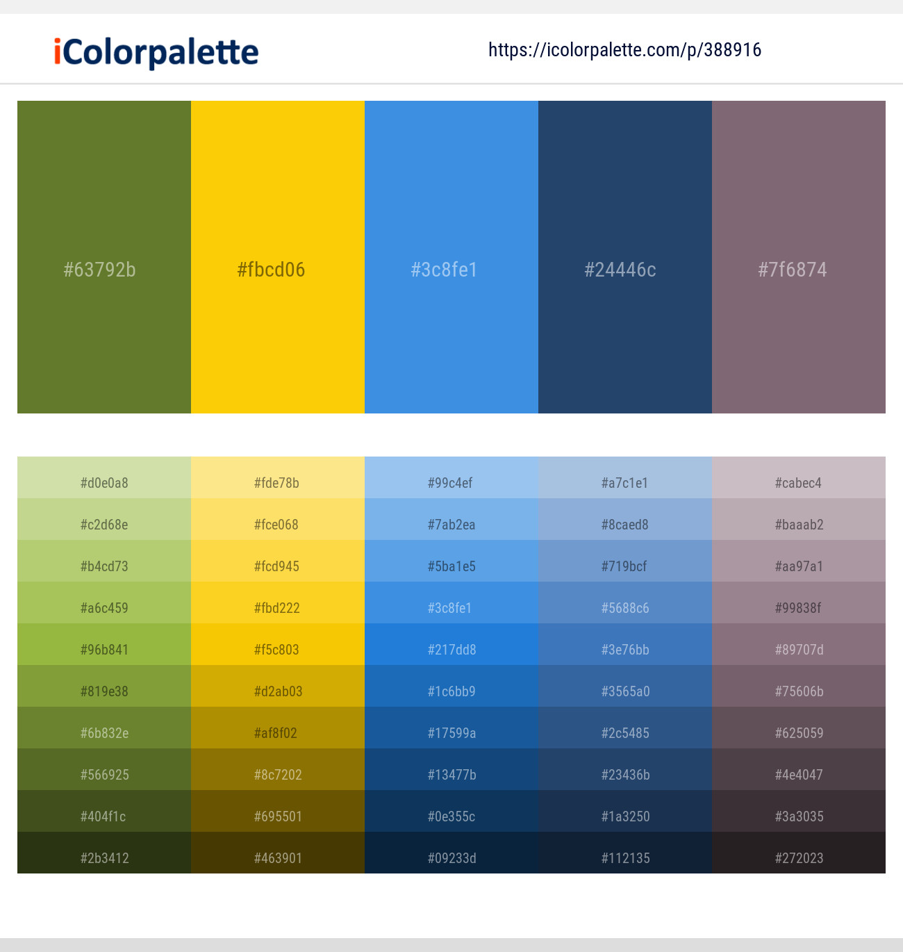 388916366 Bright Color Palettes