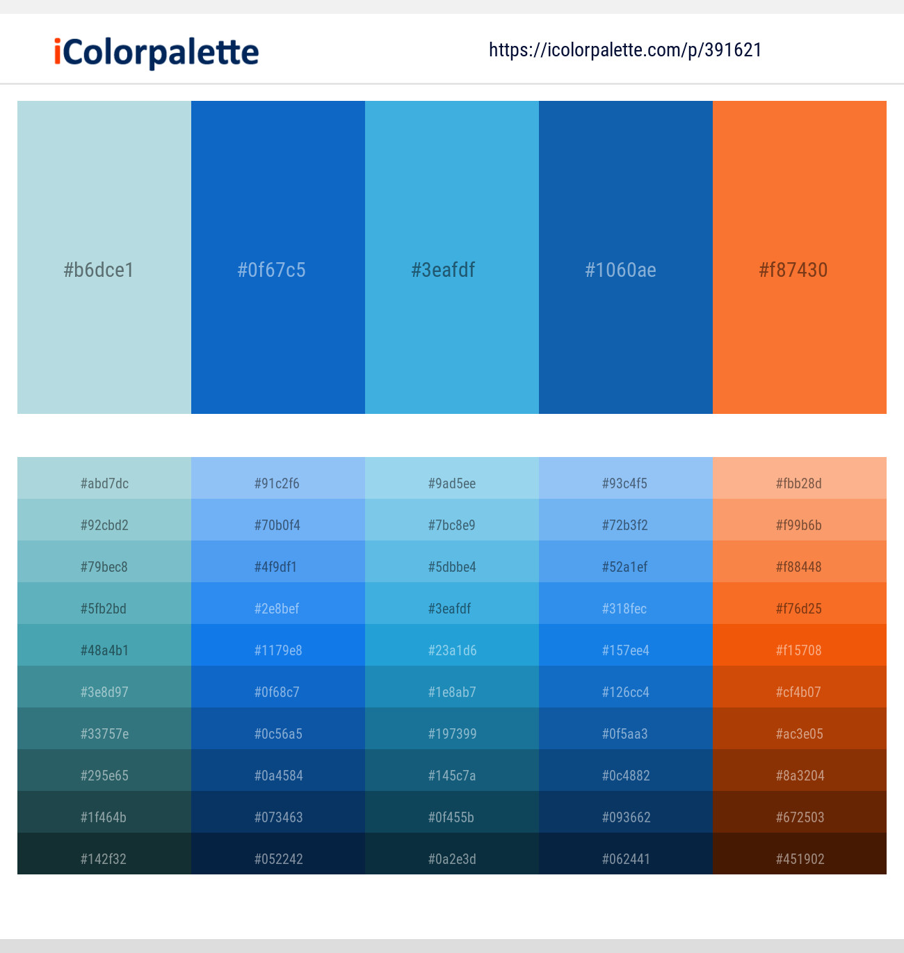 391621366 Bright Color Palettes