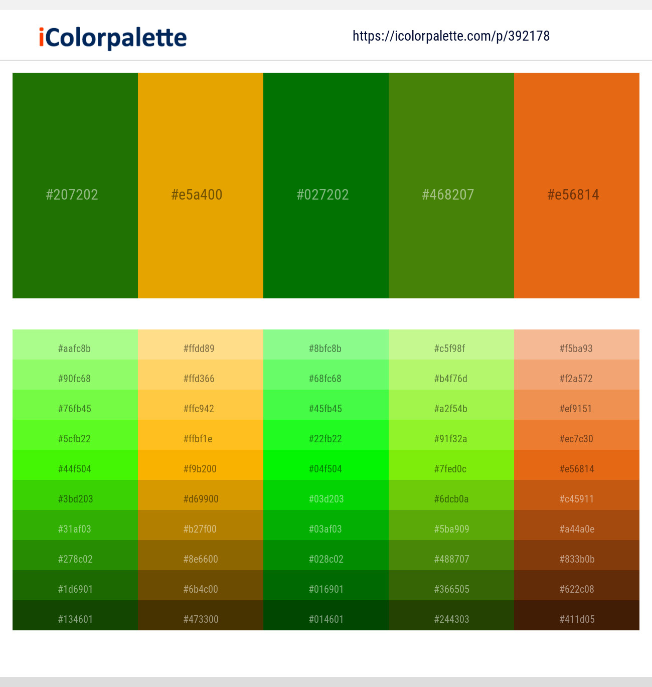 392178366 Bright Color Palettes