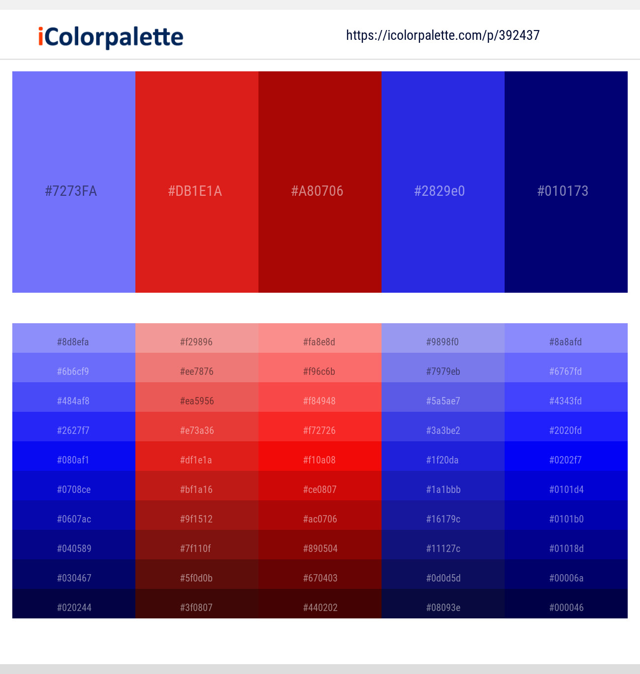 392437366 Bright Color Palettes