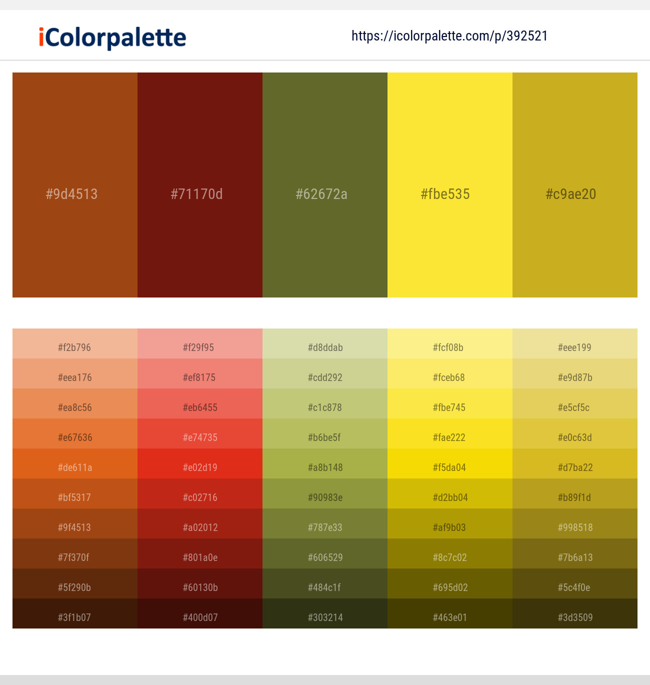 392521366 Bright Color Palettes