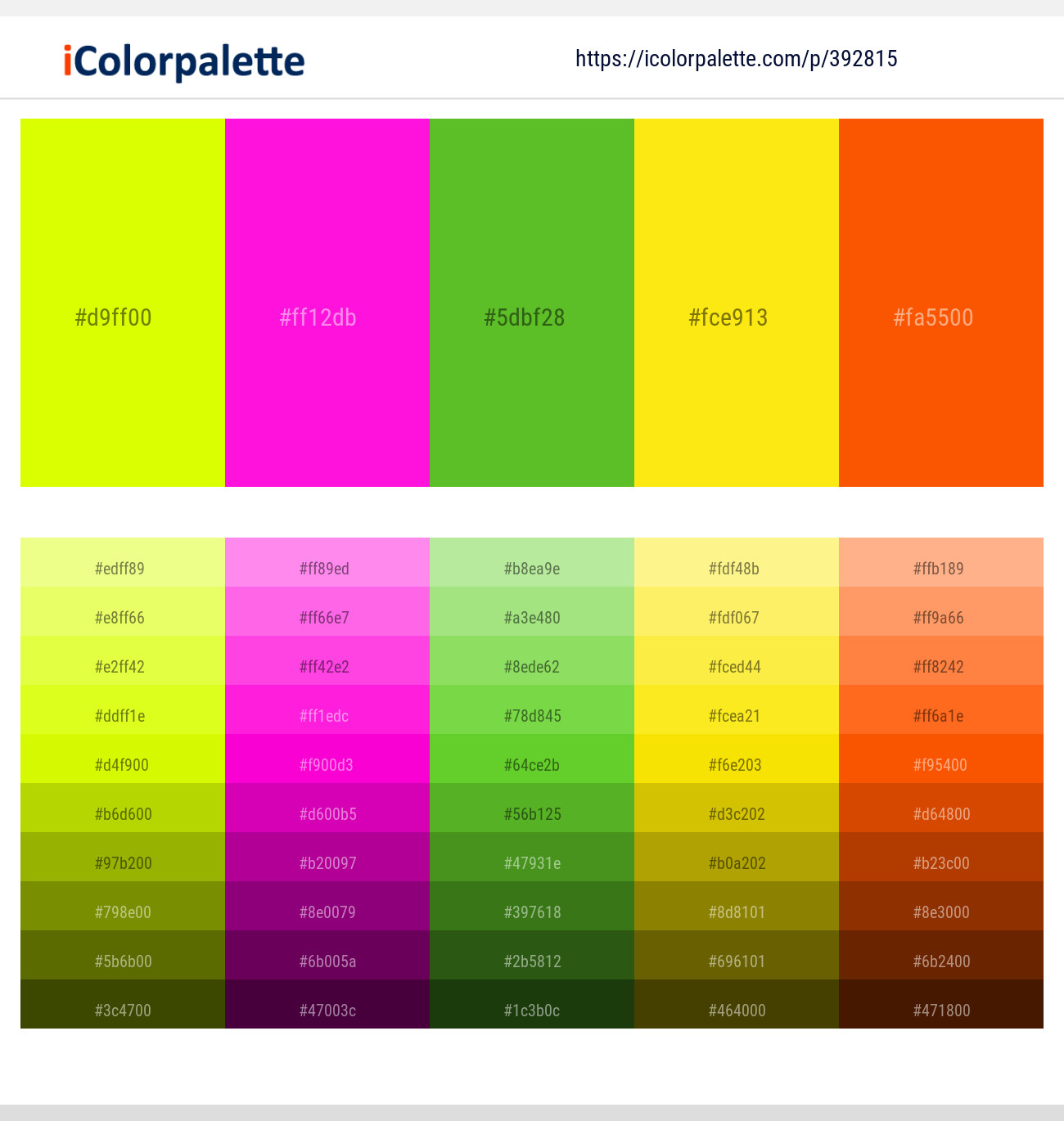 392815366 Bright Color Palettes
