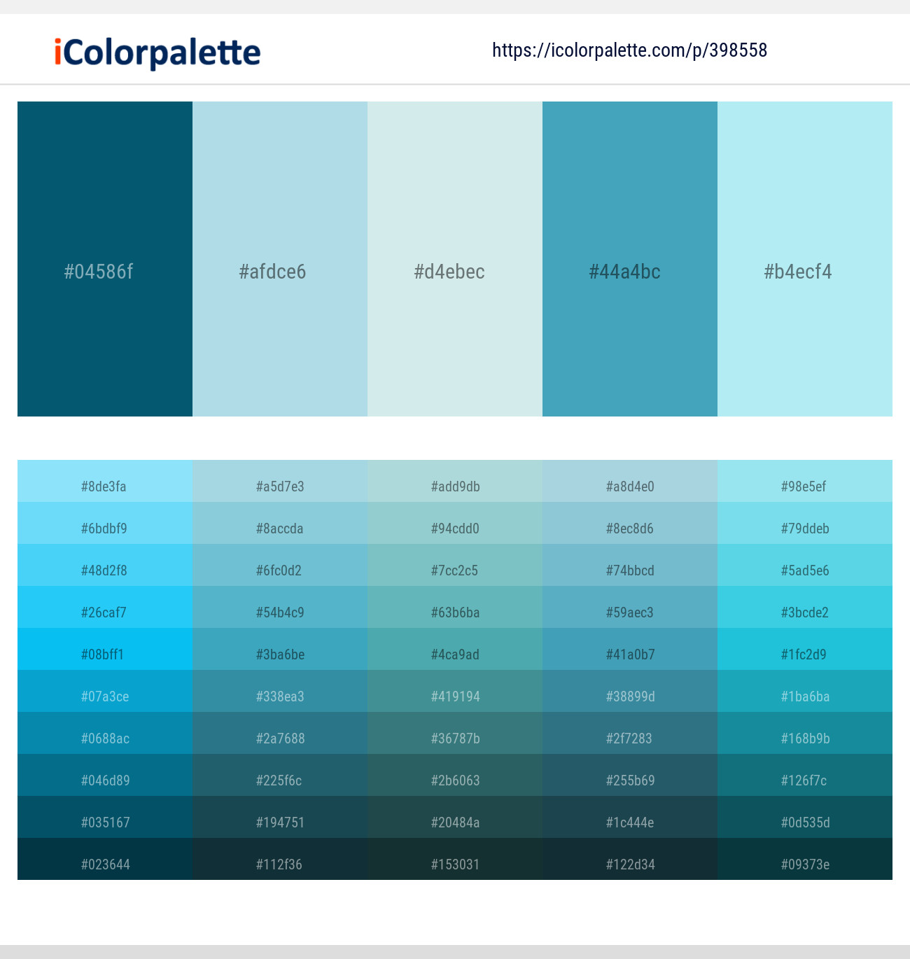 398558Mosque – Powder Blue – Swans Down – Pelorous – Ice Cold Color scheme
