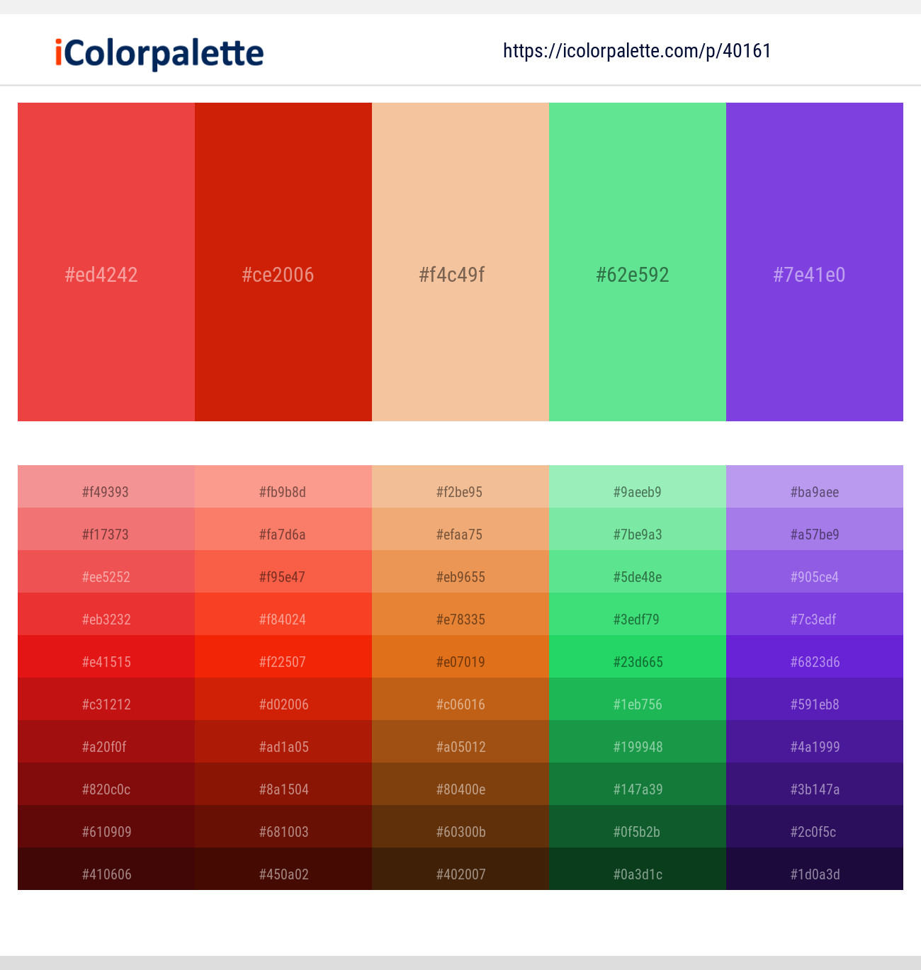2+ Cinnabar And Milano Red Color Palettes & Gradient Ideas | iColorPalette