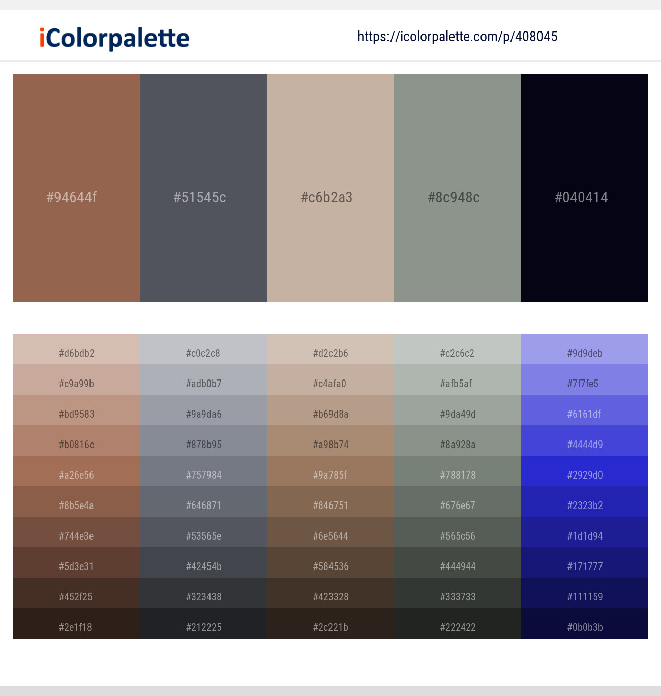 Leather – Abbey – Coral Reef – Stack – Black Pearl Color scheme