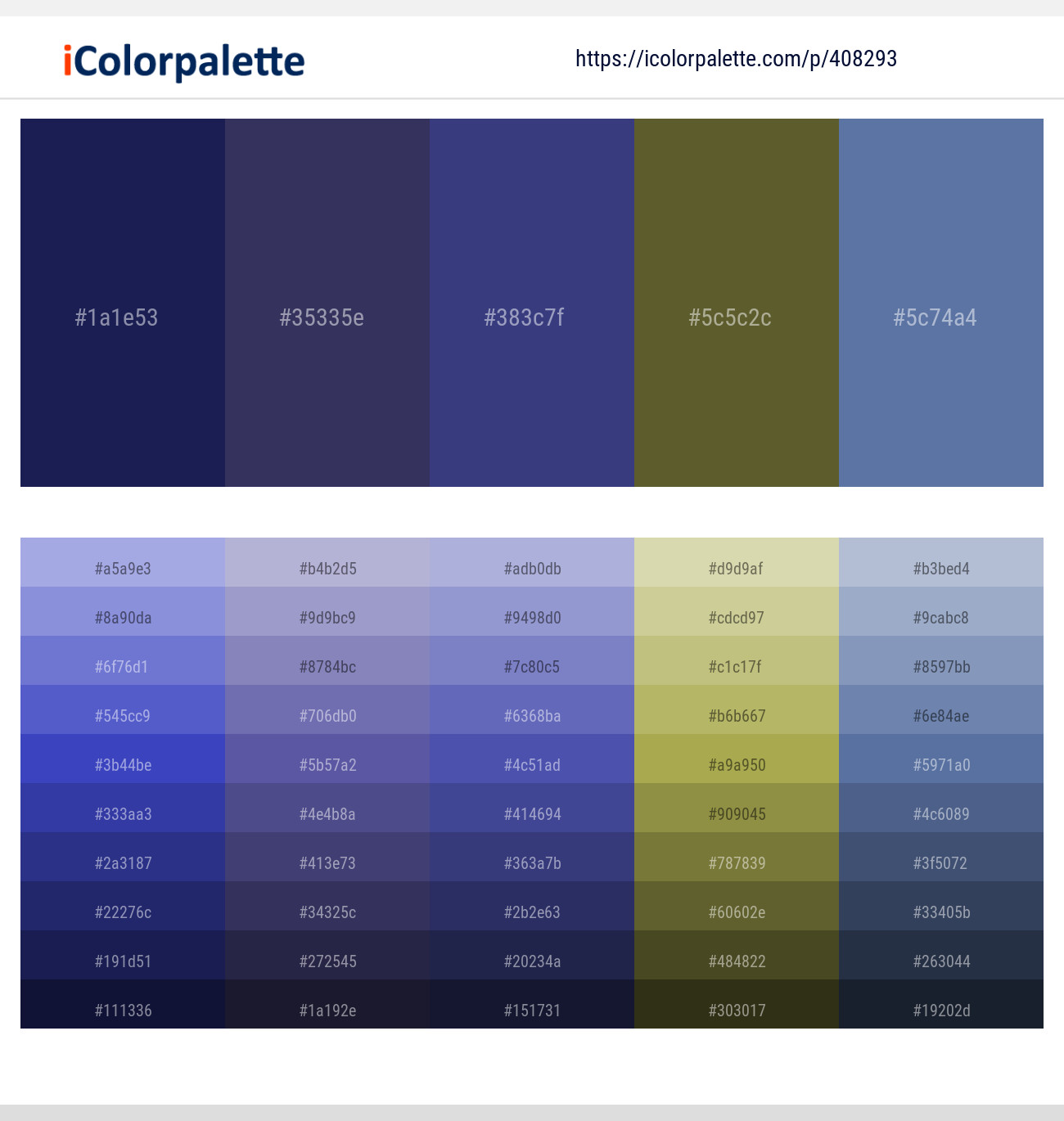 Bunting – Martinique – Minsk – Costa Del Sol – Waikawa Gray Color scheme