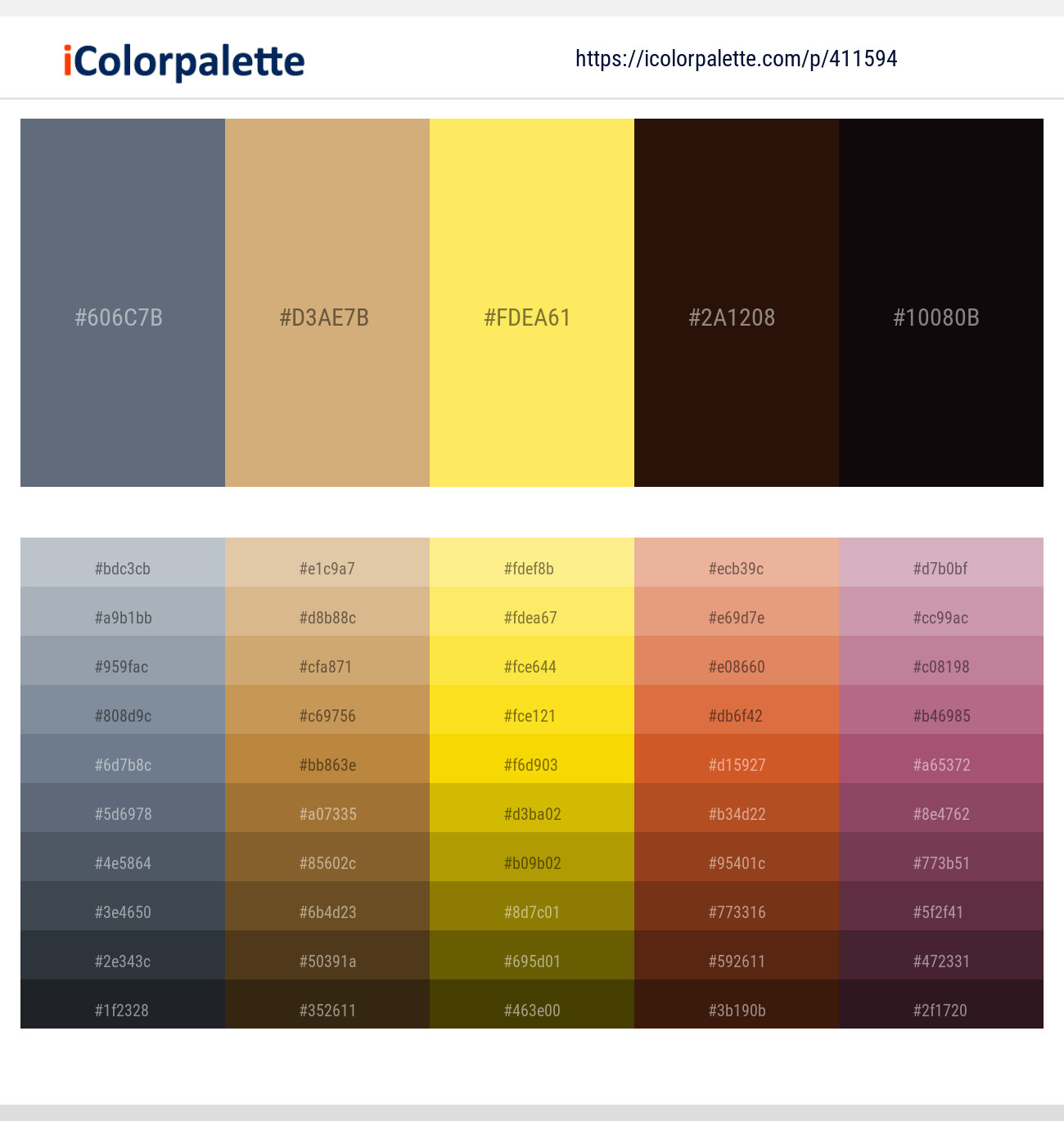 Shuttle Gray – Tan – Candy Corn – Graphite – Night Rider Color scheme