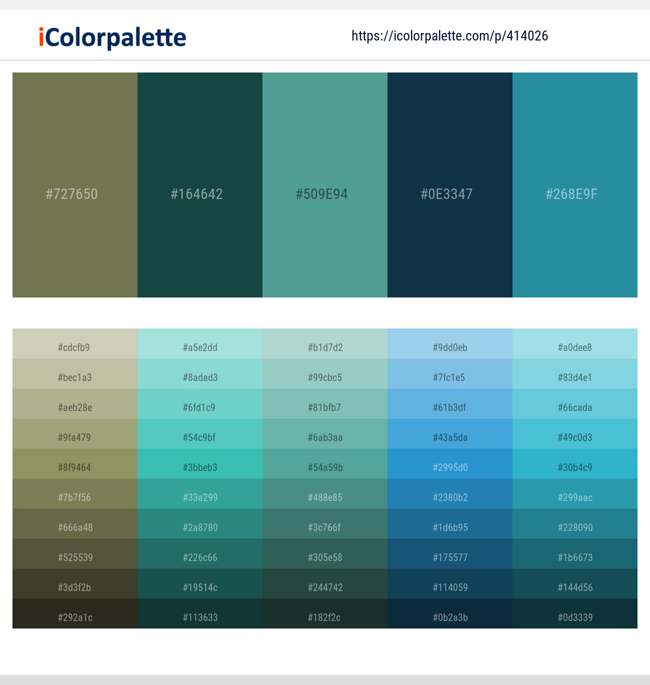Go Ben – Nile Blue – Breaker Bay – Black – Jelly Bean Color scheme